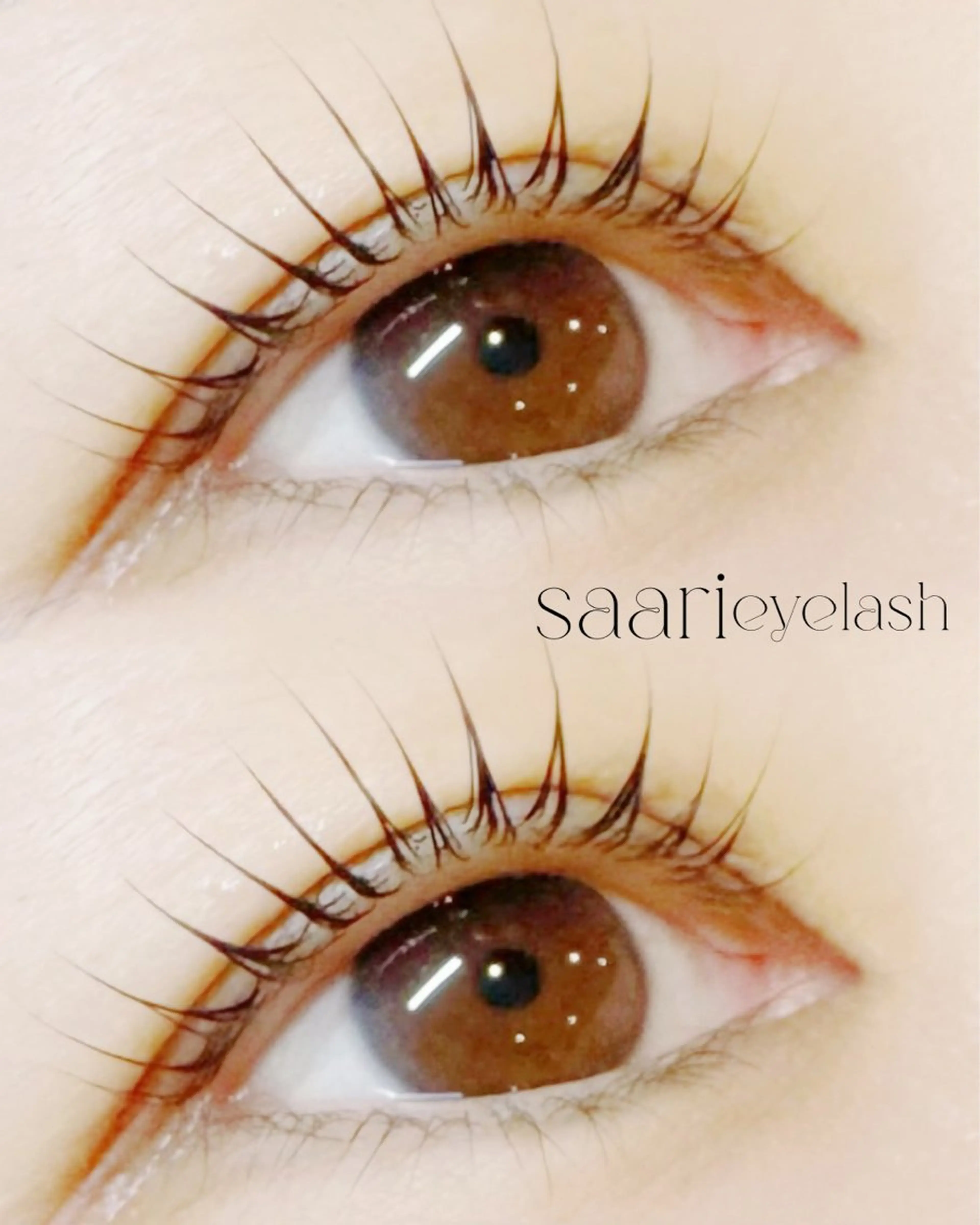 マツエク・マツパ saari eye lash staffのマツエク・マツパデザイン
