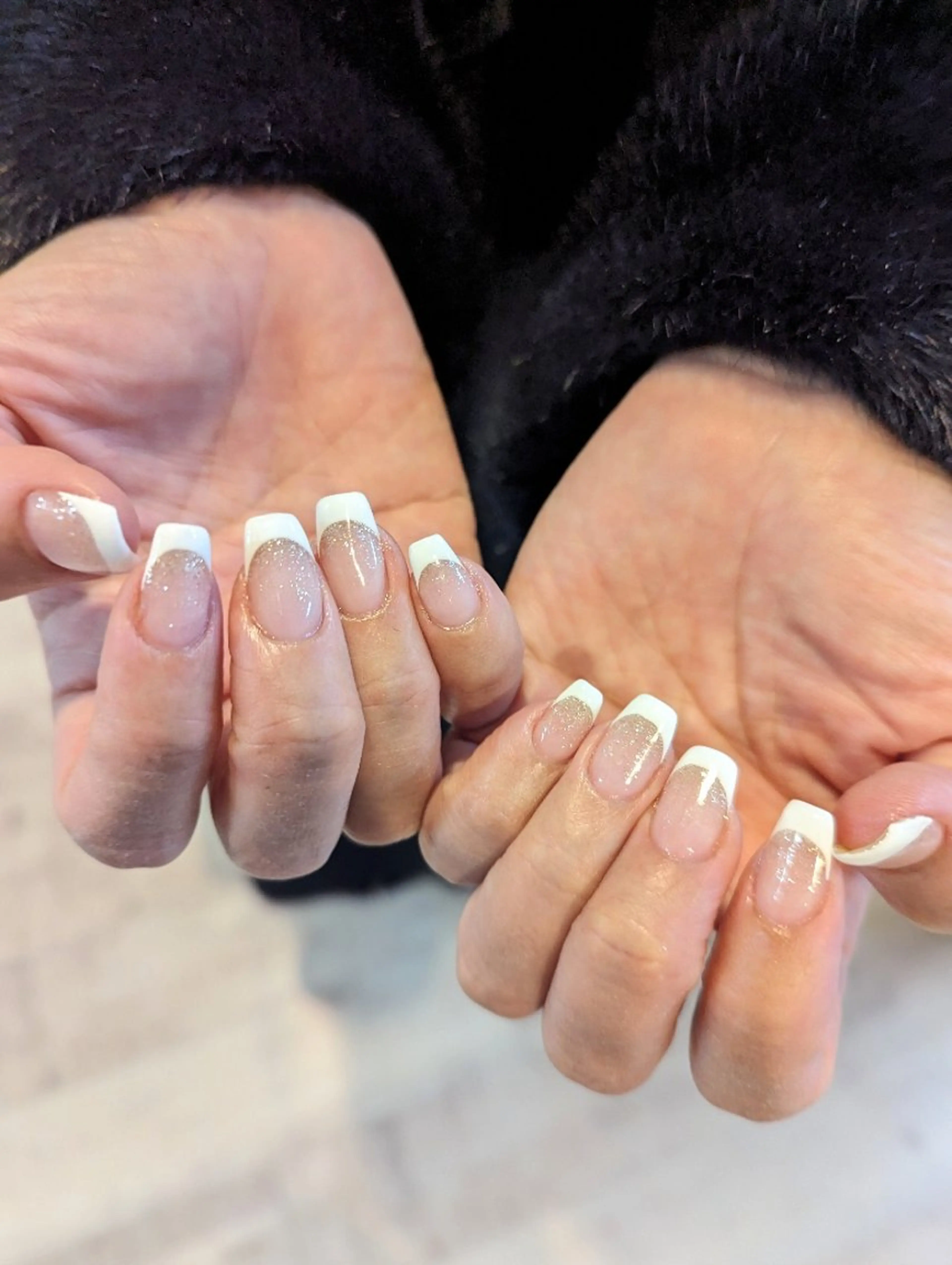 ネイル フレンチネイル 本村 れいみのネイルデザイン