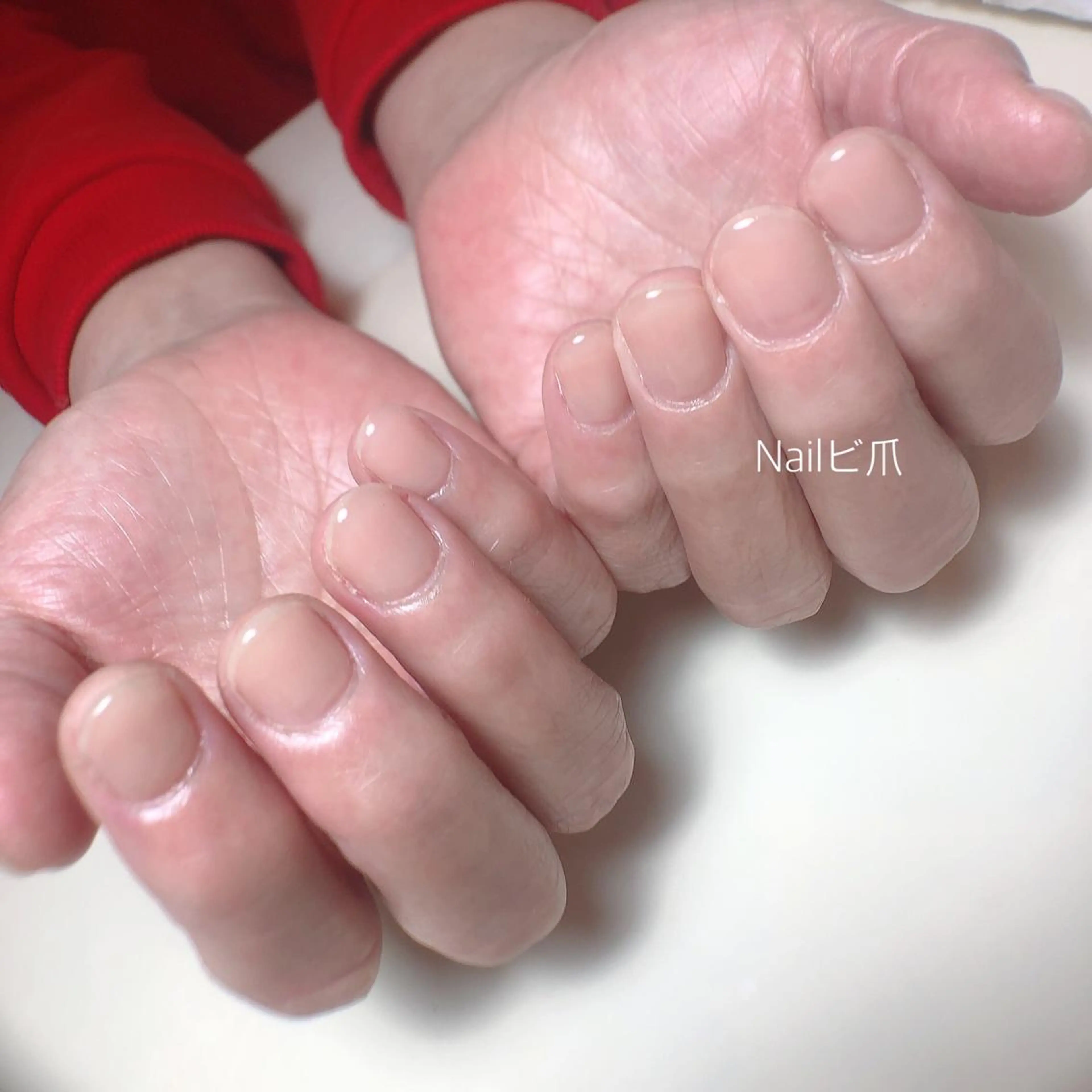 ネイル ワンカラーネイル シンプルネイル Nail ビ爪のネイルデザイン