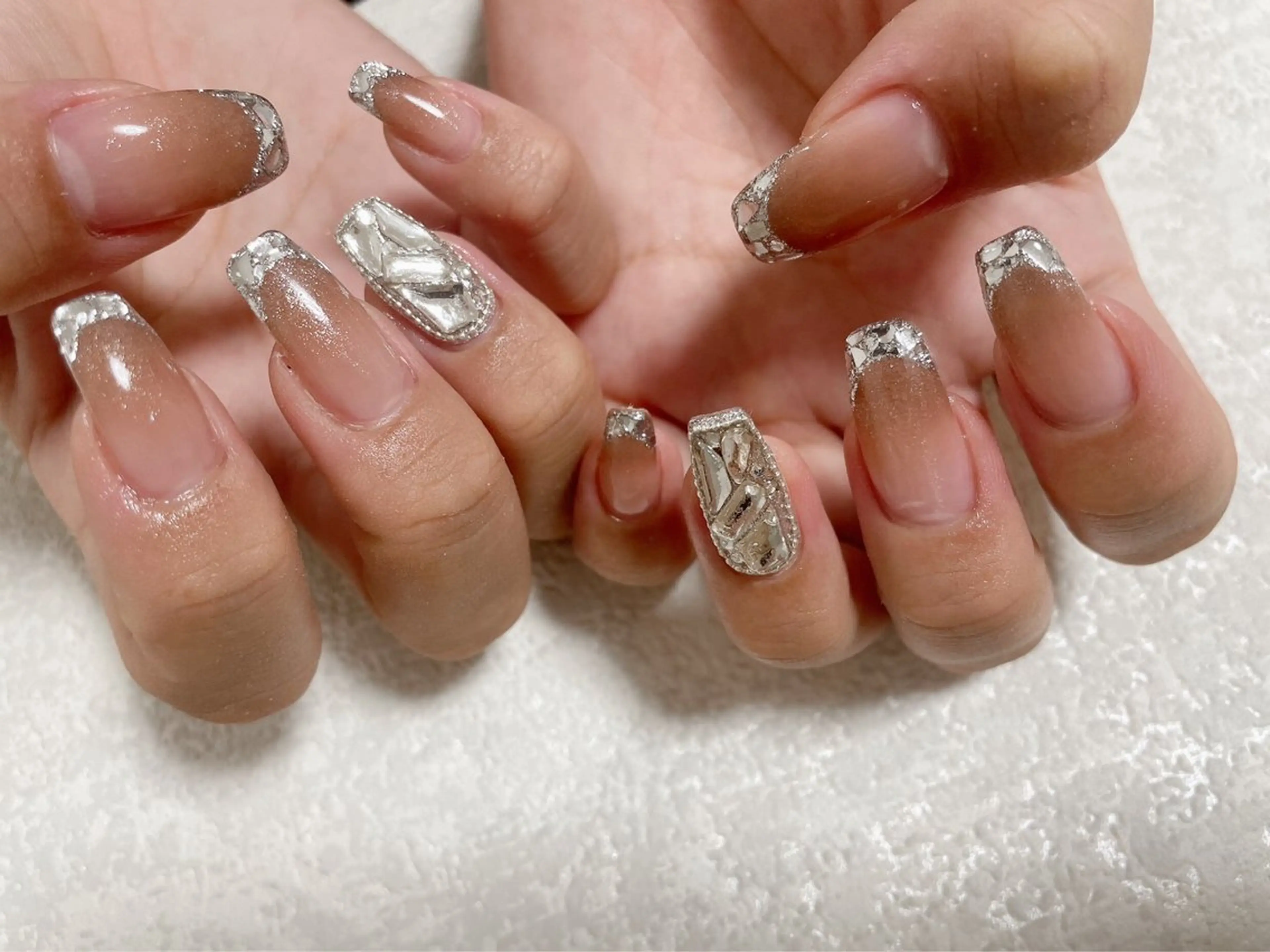 ネイル キラキラネイル ハンドネイル kiki nail 二子玉川のネイルデザイン