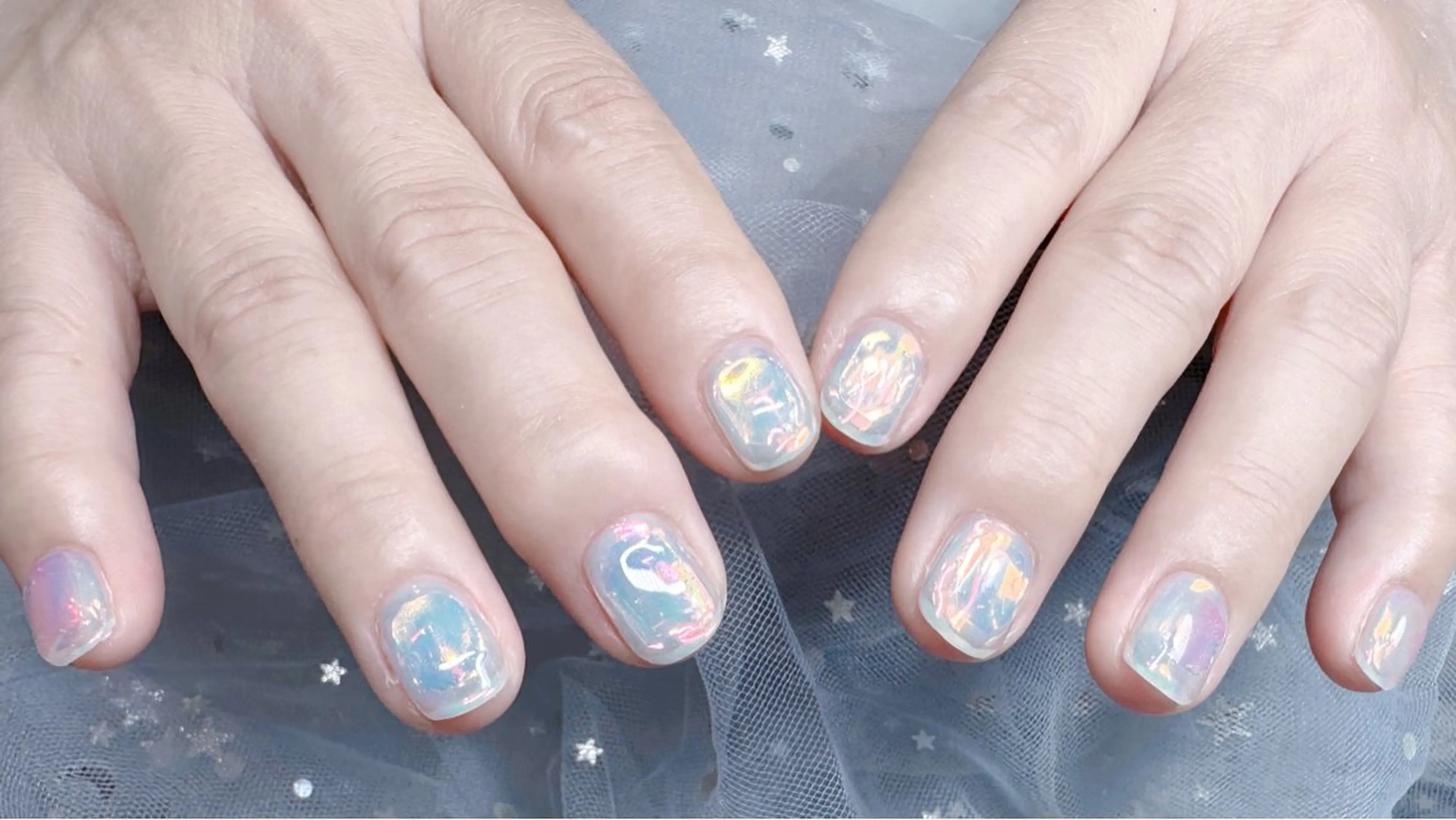 ネイル 氷ネイル・うるうるネイル ハンドネイル Nail Salon J.Cのネイルデザイン