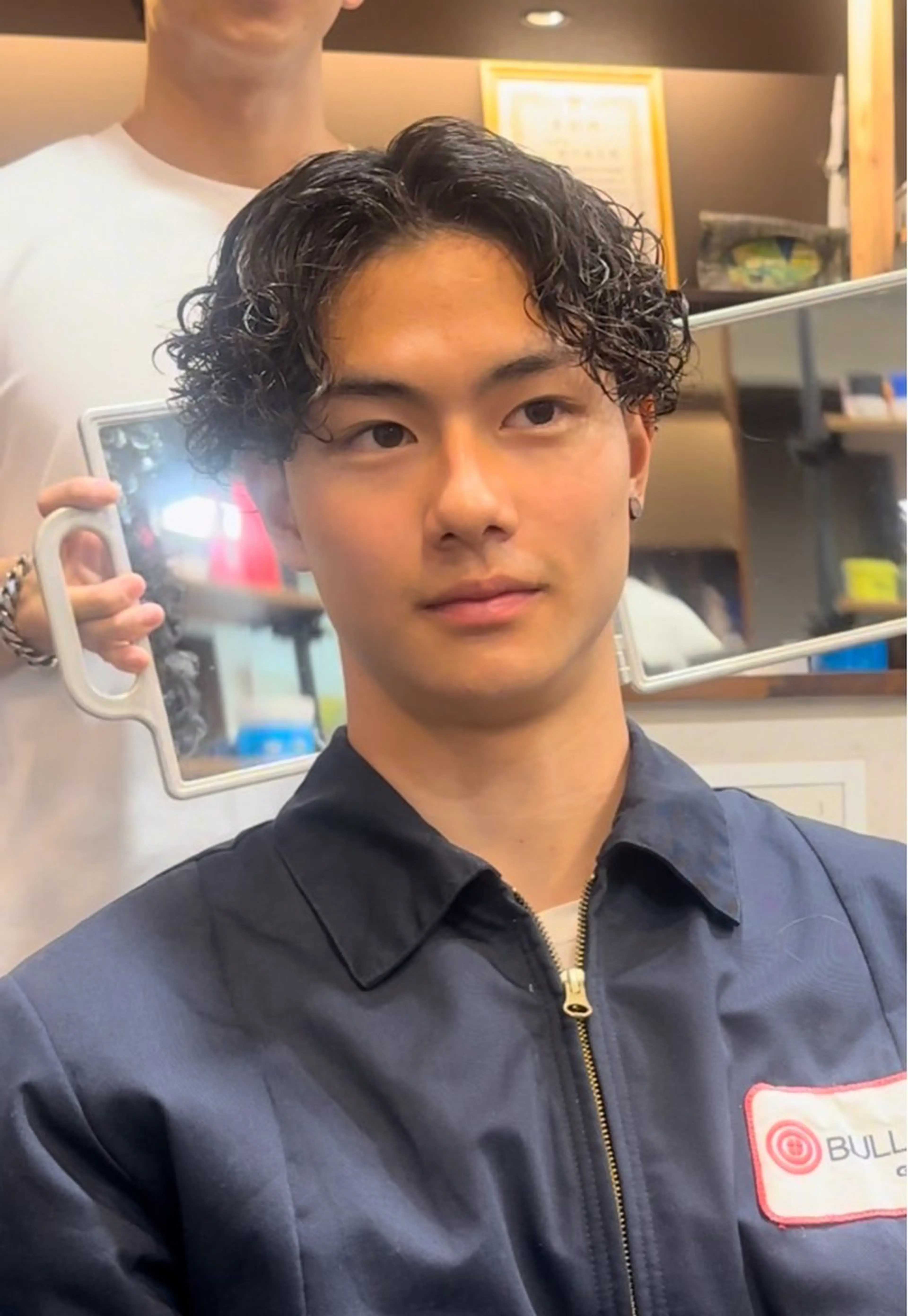 パーマ メンズ 刈り上げ カット パーマ 年間2000名担当◎ パーマ職人/仲原佑樹のヘアスタイル