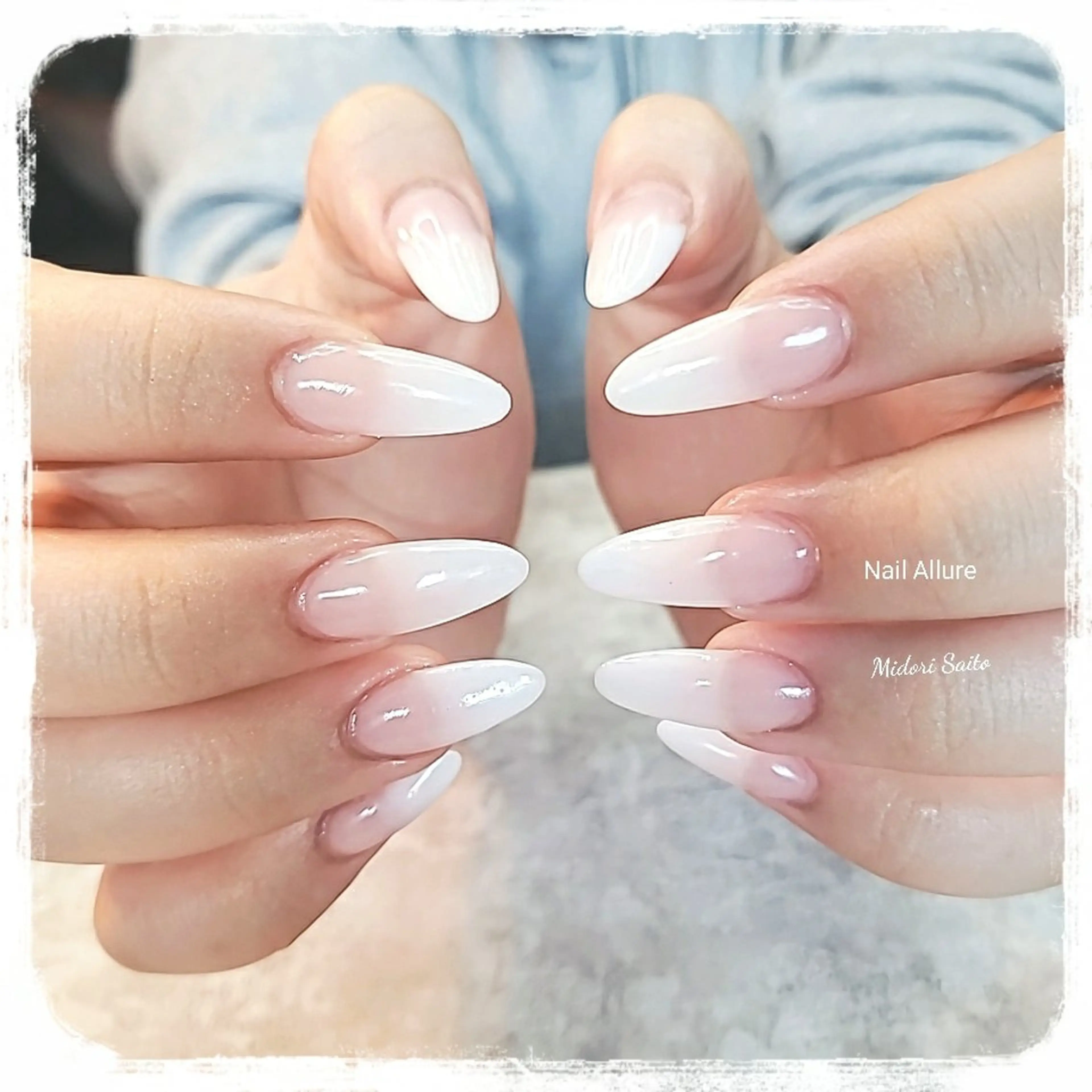 ネイル グリーン スカルプネイル Nail Allure(ネイル アルーア)所属・Nail Allureのネイルデザイン