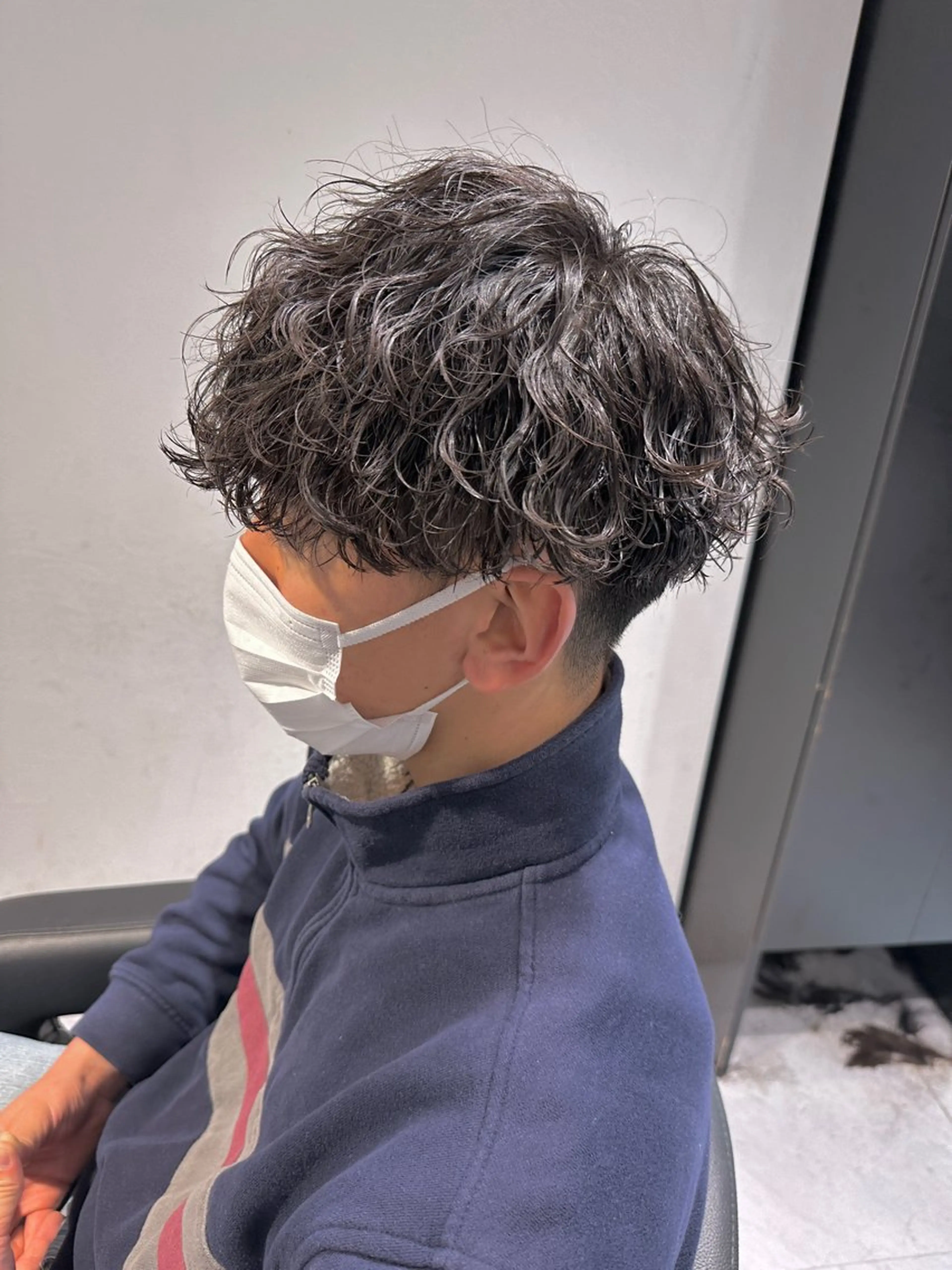 ショート パーマ メンズ 渋谷駅から徒歩1分 BLUCKメンズヘアのヘアスタイル