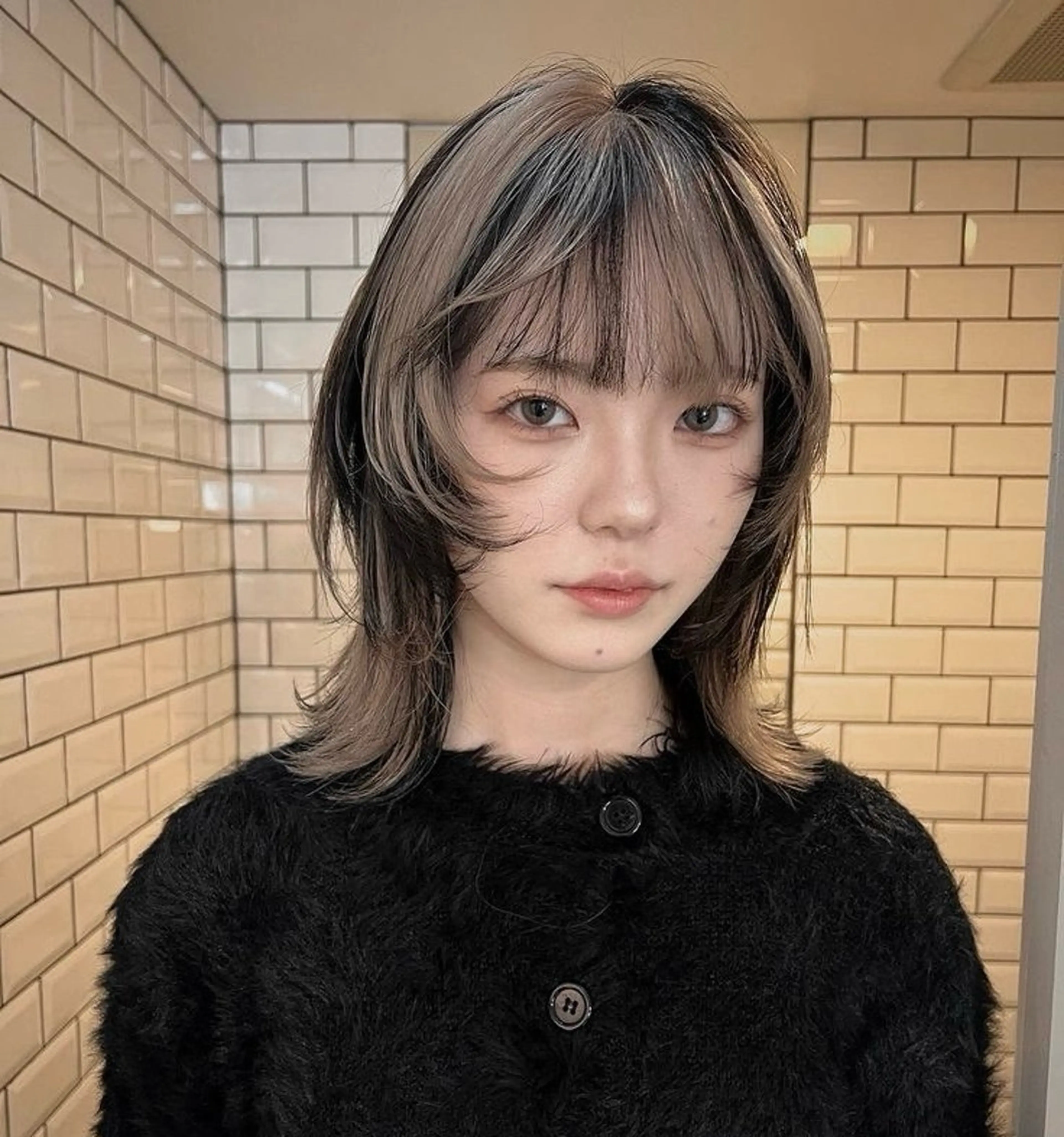 🦕color＋medium layer cut🦕3step treatment付き✨の写真