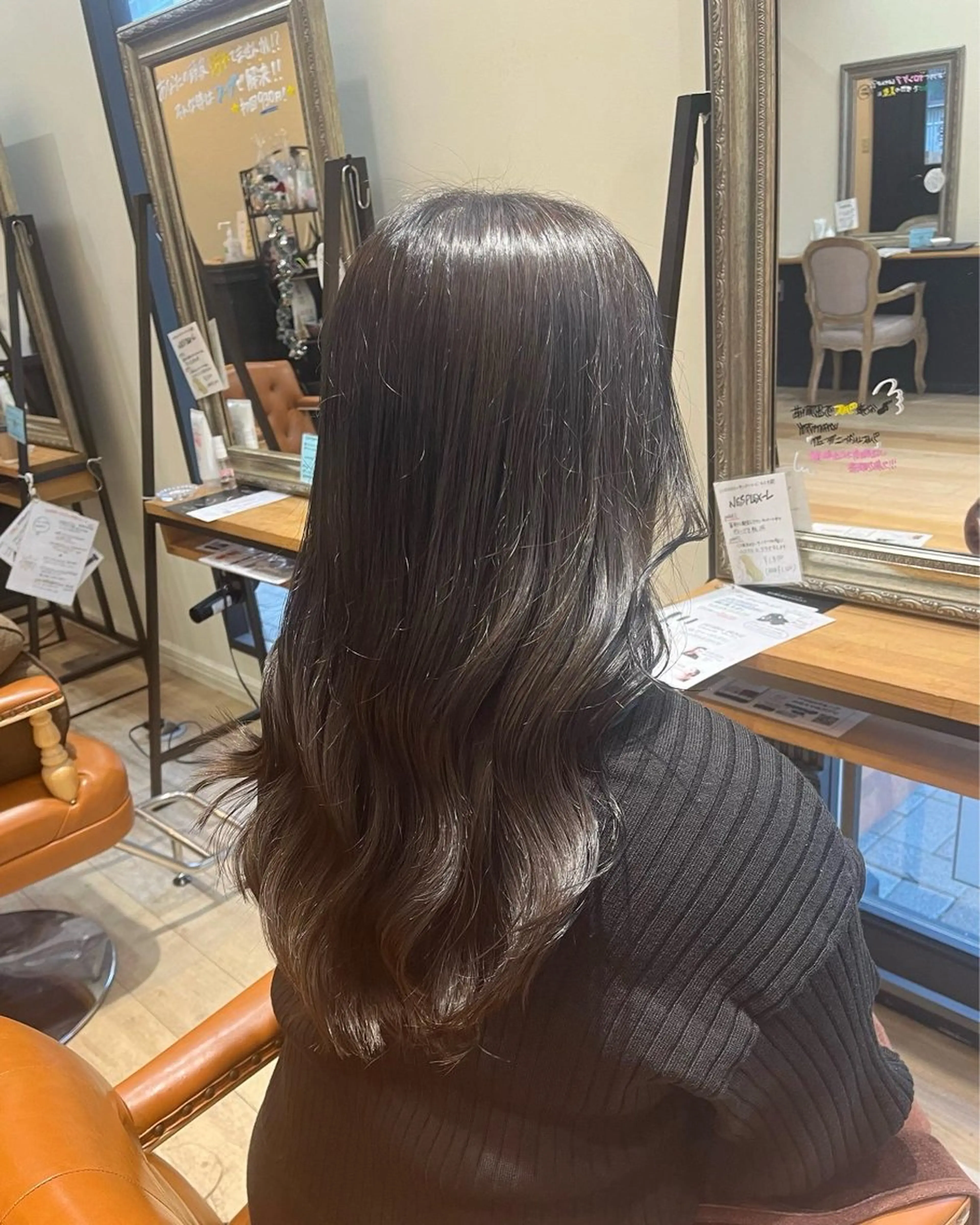 カラー ヘアカラー トリートメント しおり/🍬 KOKORO🤍のヘアスタイル
