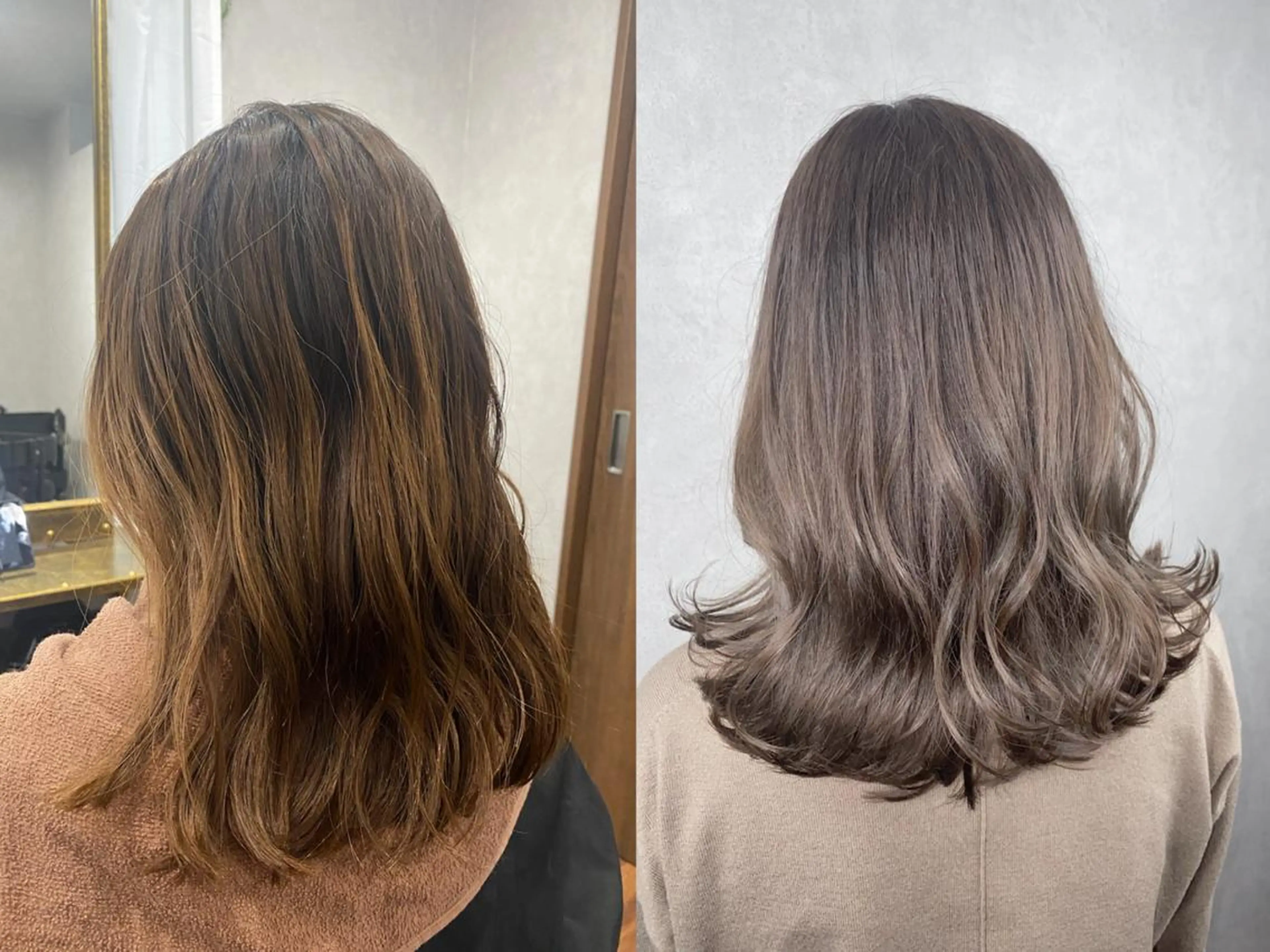 セミロング _White所属・ＳＨＩ ＺＵのヘアスタイル