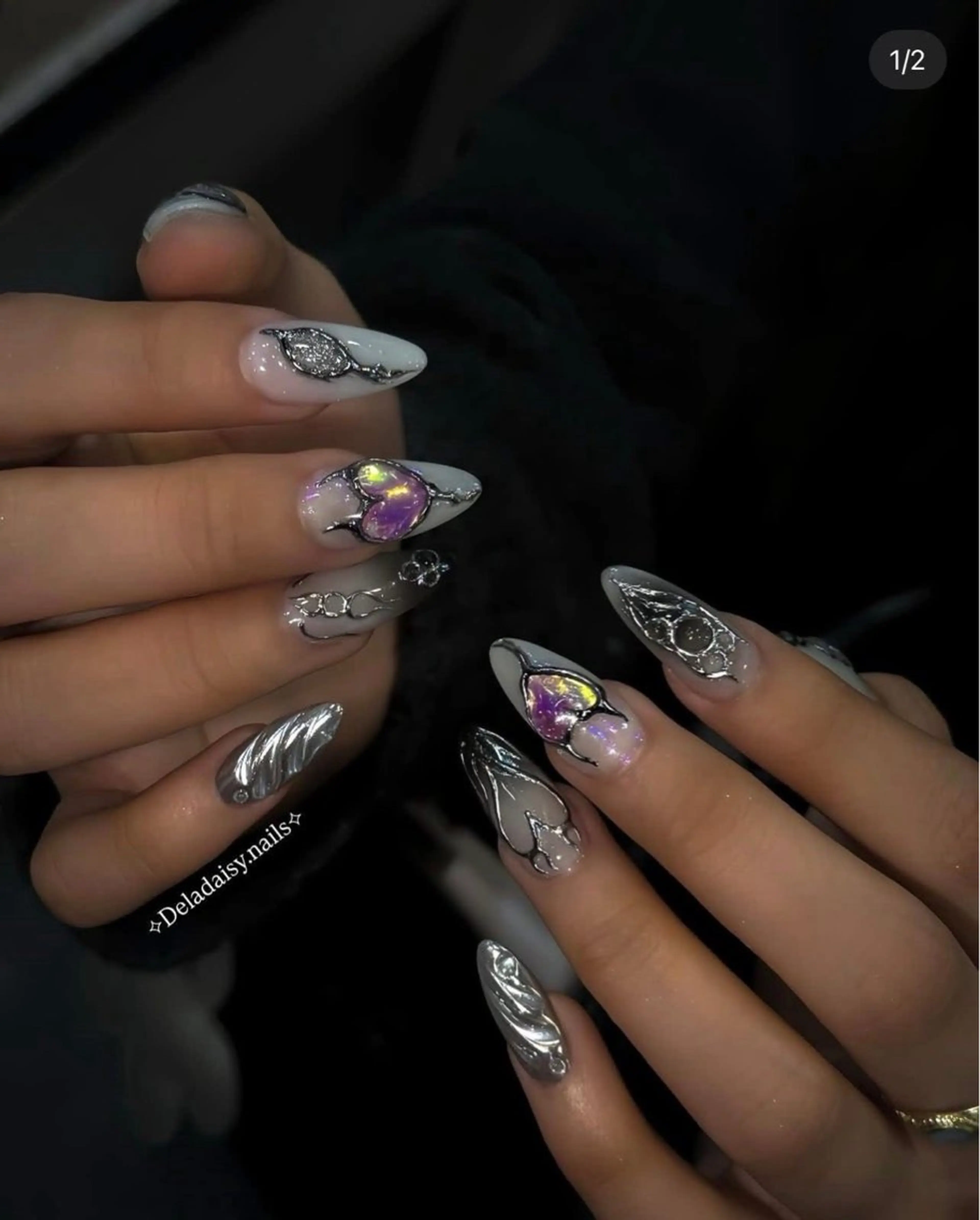 ネイル ハンドネイル ANA.CHUO NAIL 本川越所属・ANA.CHUO NAIL 本川越のネイルデザイン