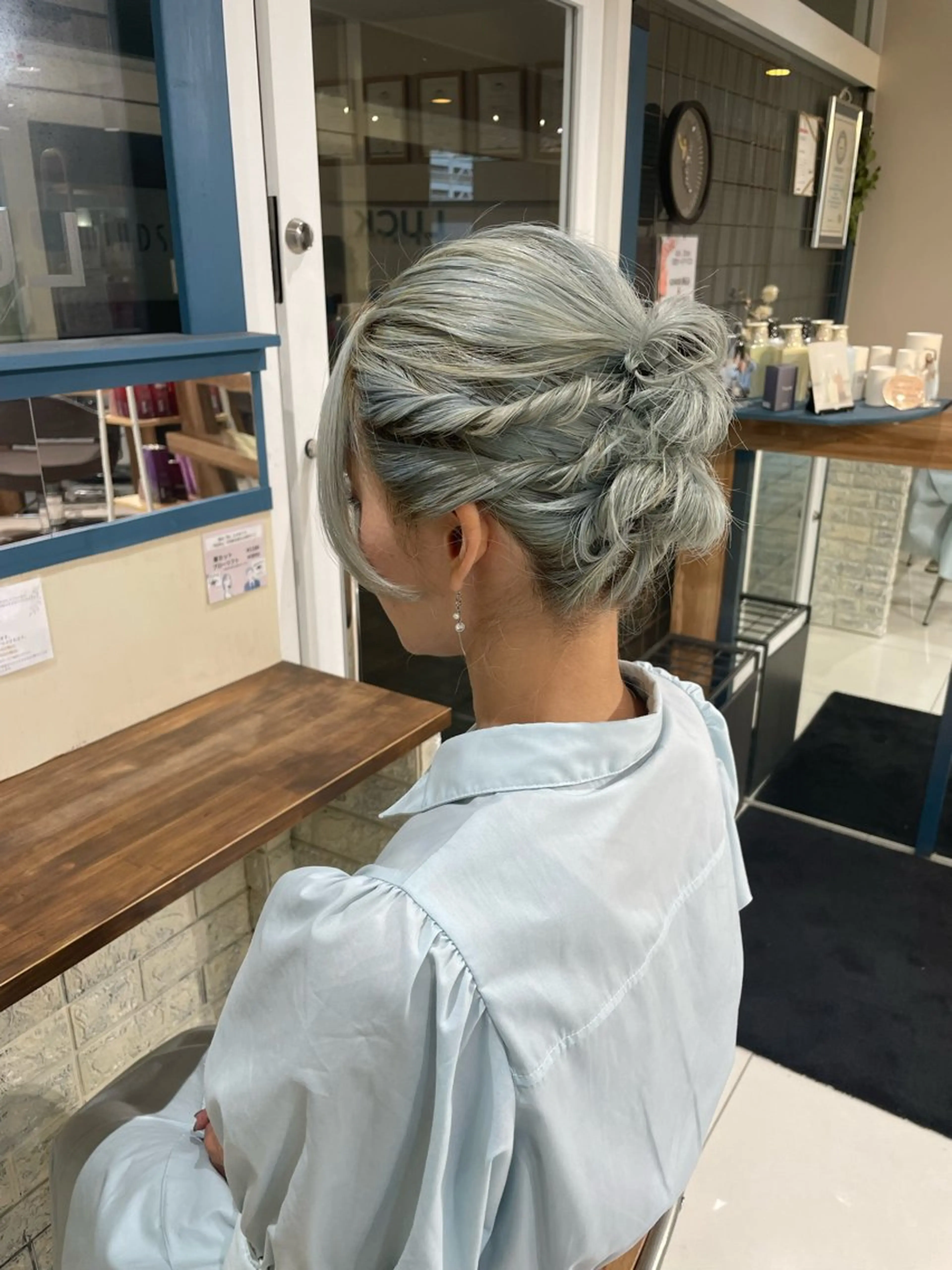 ショート ヘアアレンジ ヘアセット ♚Honoka♚ カラーモデル募集中のヘアスタイル