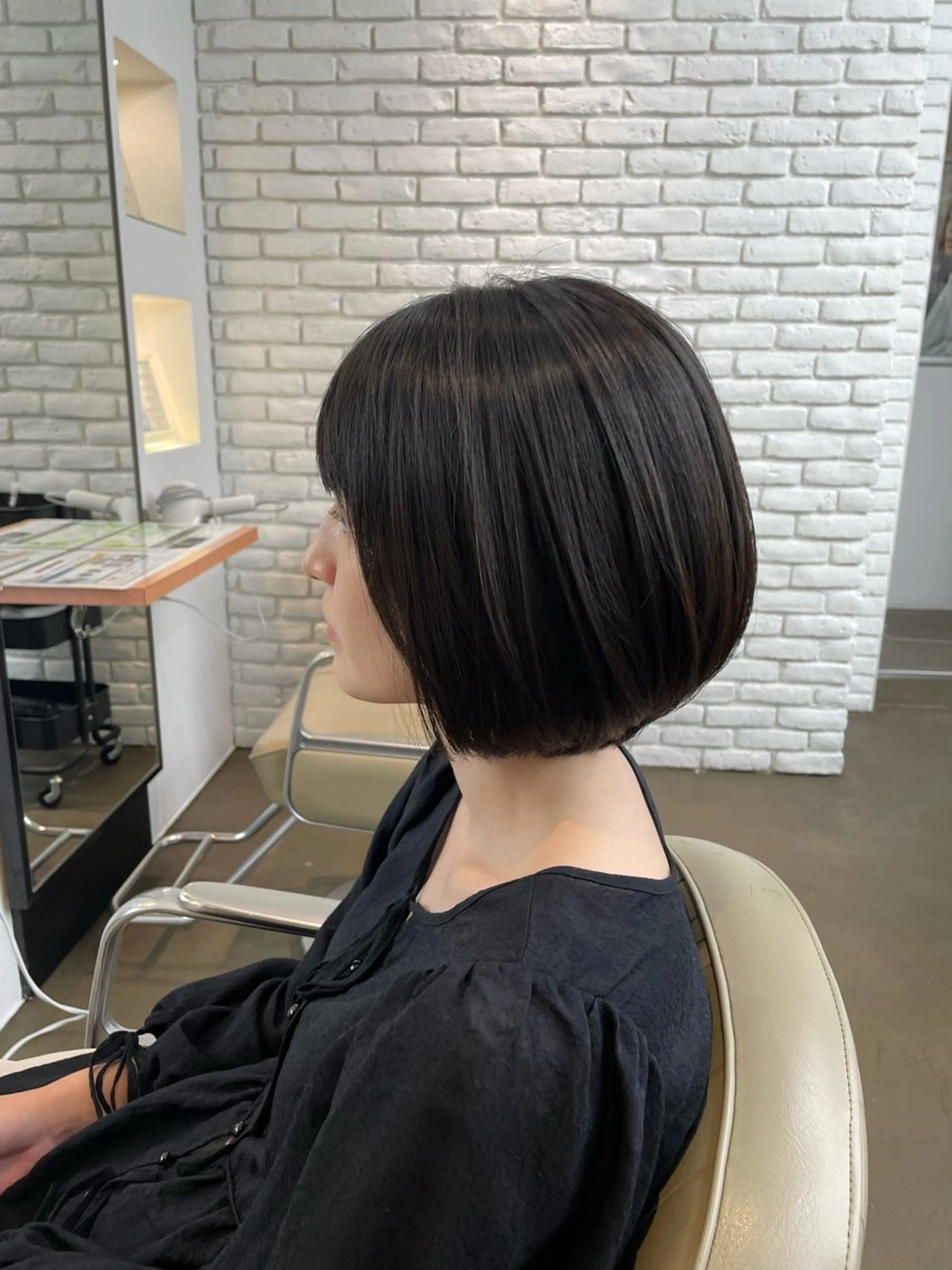 ショート カット トリートメント ヘアセット 🍑まき/カット /髪質改善カラー🍑のヘアスタイル