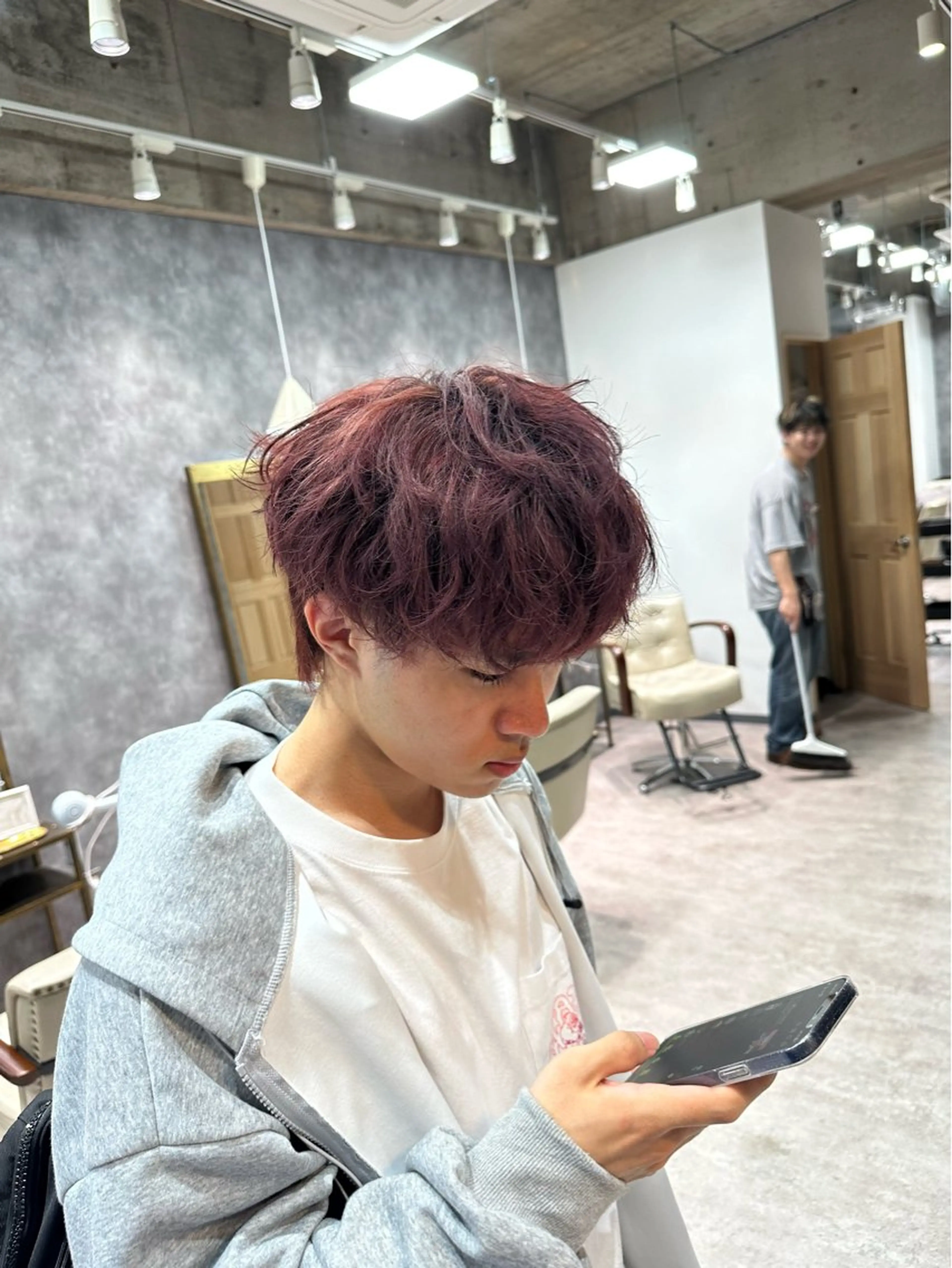 カラー メンズ 井川 哲也のヘアスタイル