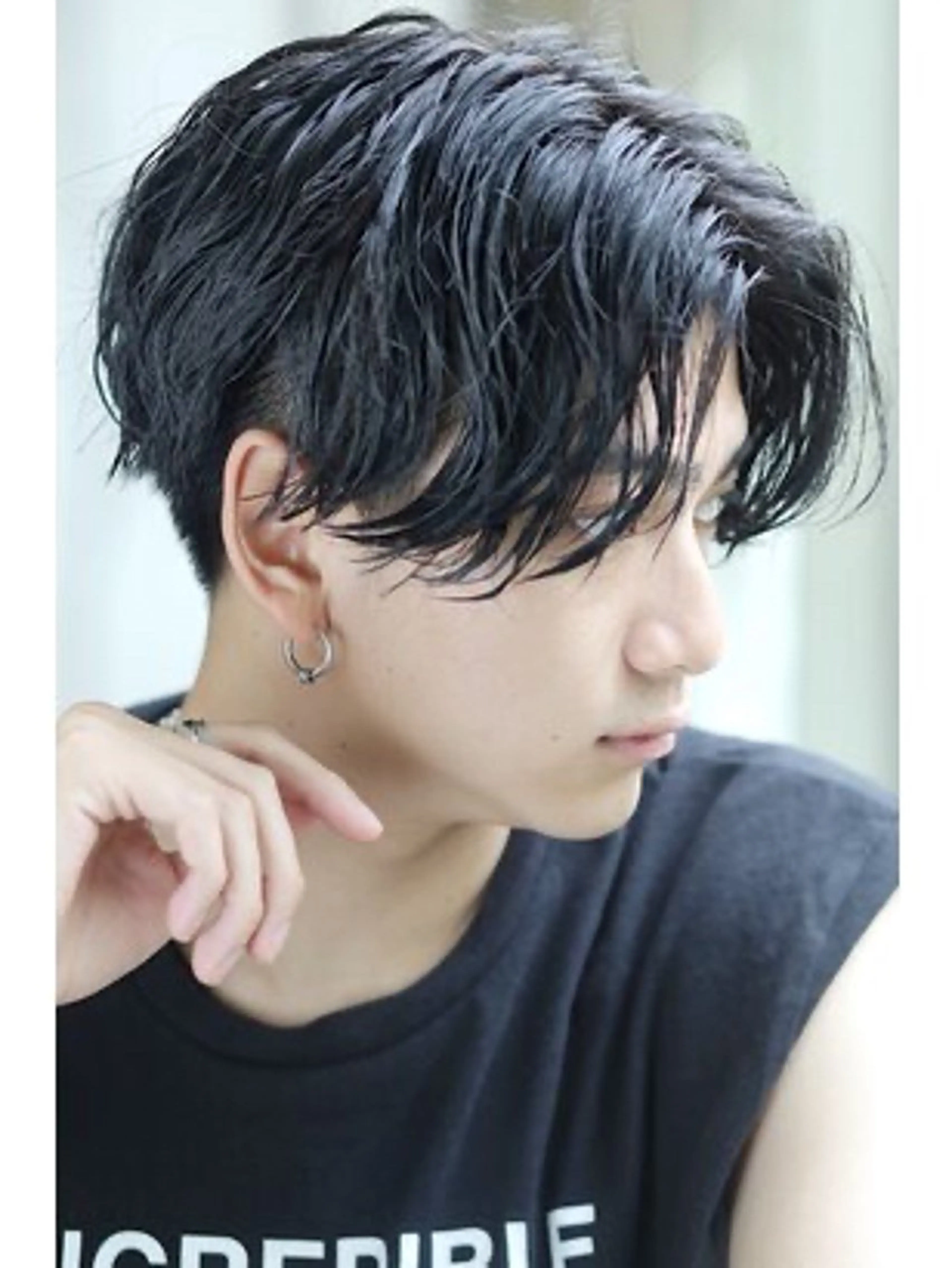 ショート メンズ Ang　関 貫太郎のヘアスタイル