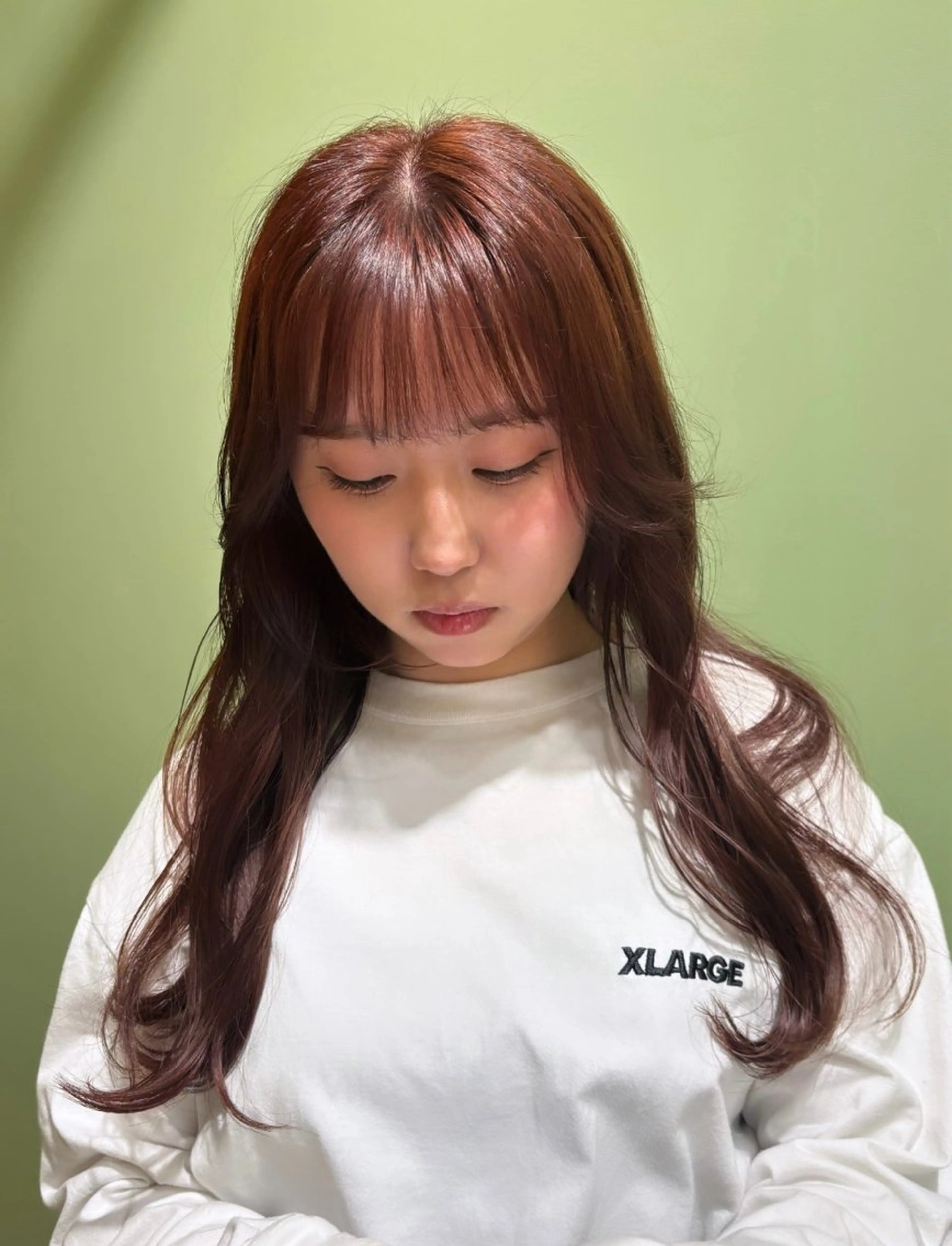 カラー 酒井 菜花のヘアスタイル