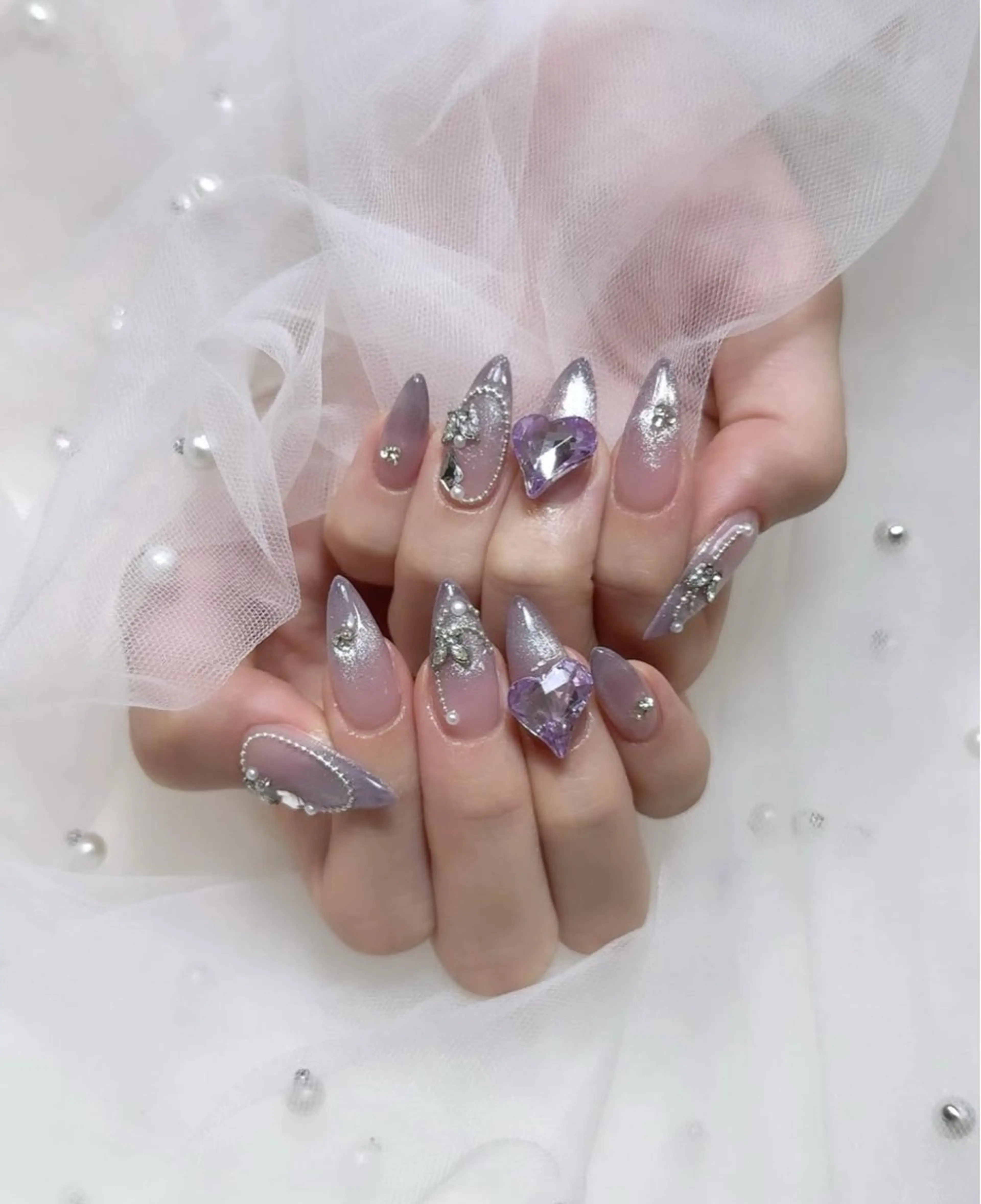 ネイル アニマル柄 オーロラネイル チークネイル フラッシュネイル ジェルネイル ハンドネイル T.A Nail Salon所属・T.A Nail Salonのその他イメージ