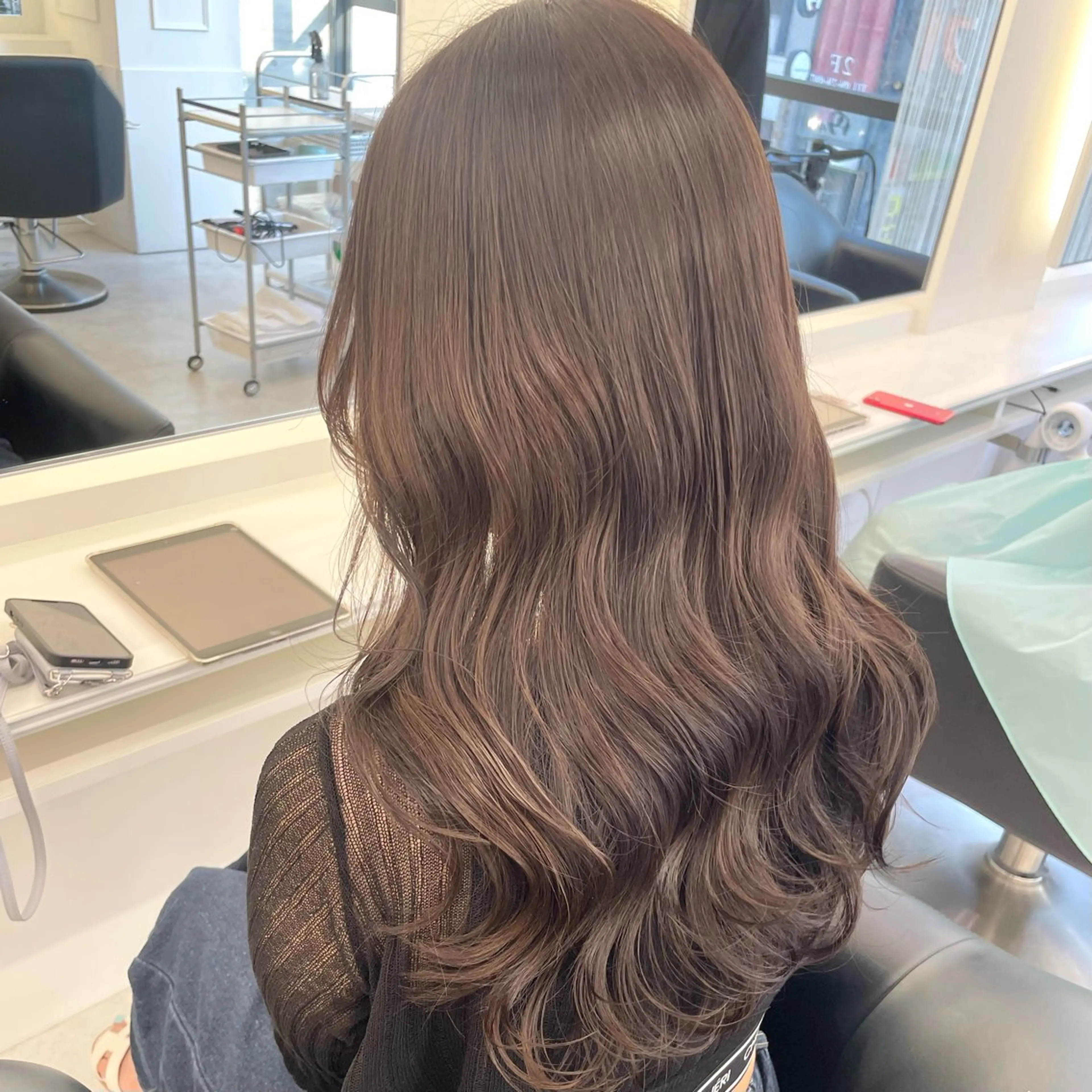 ロング カラー ヘアカラー ParveMix￤ 大賀さつき🍨🤍のヘアスタイル