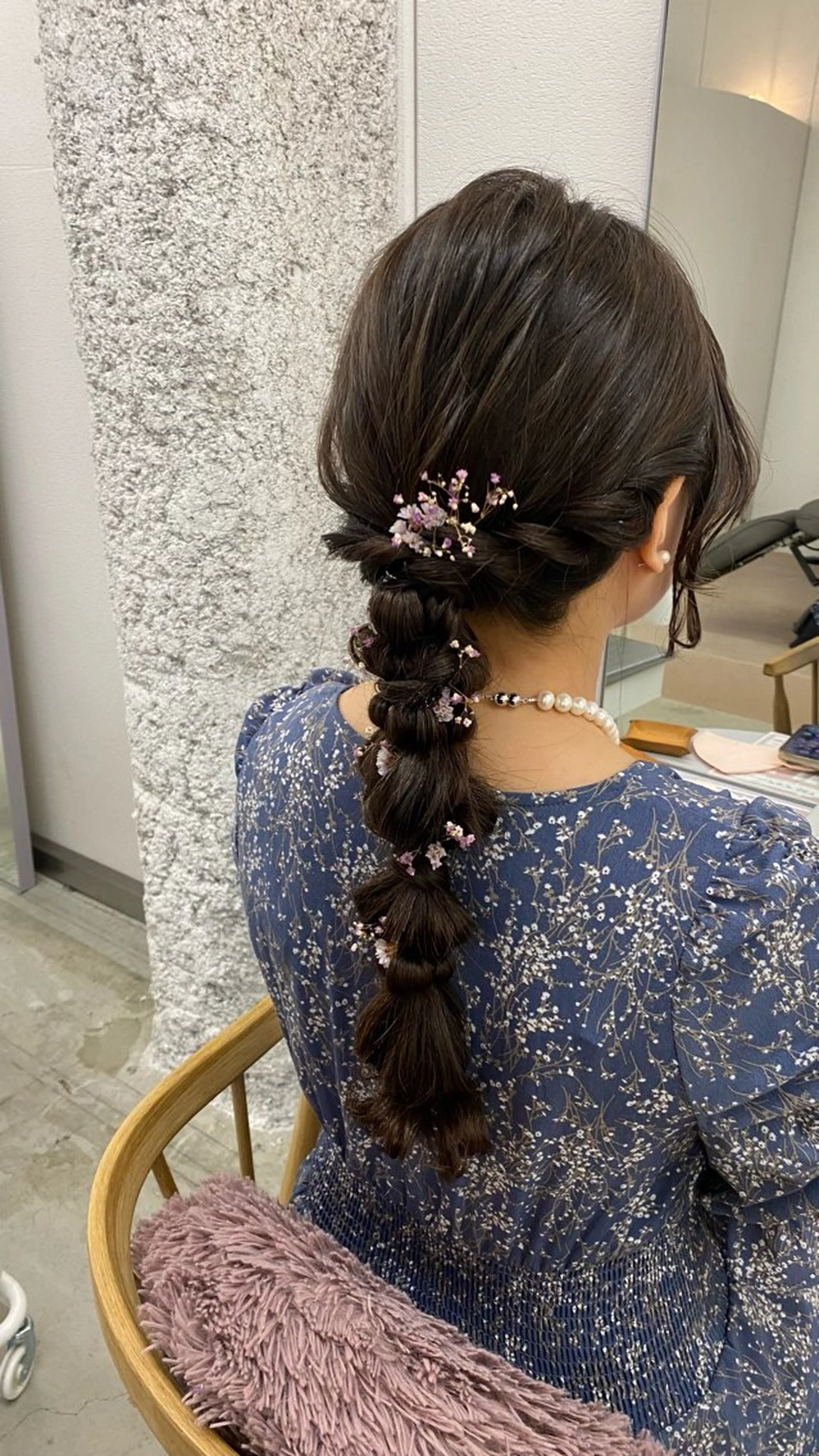 ロング カラー ヘアアレンジ ヘアカラー トリートメント ヘアセット NIKO/名古屋/ 伏見/花屋併設のヘアスタイル