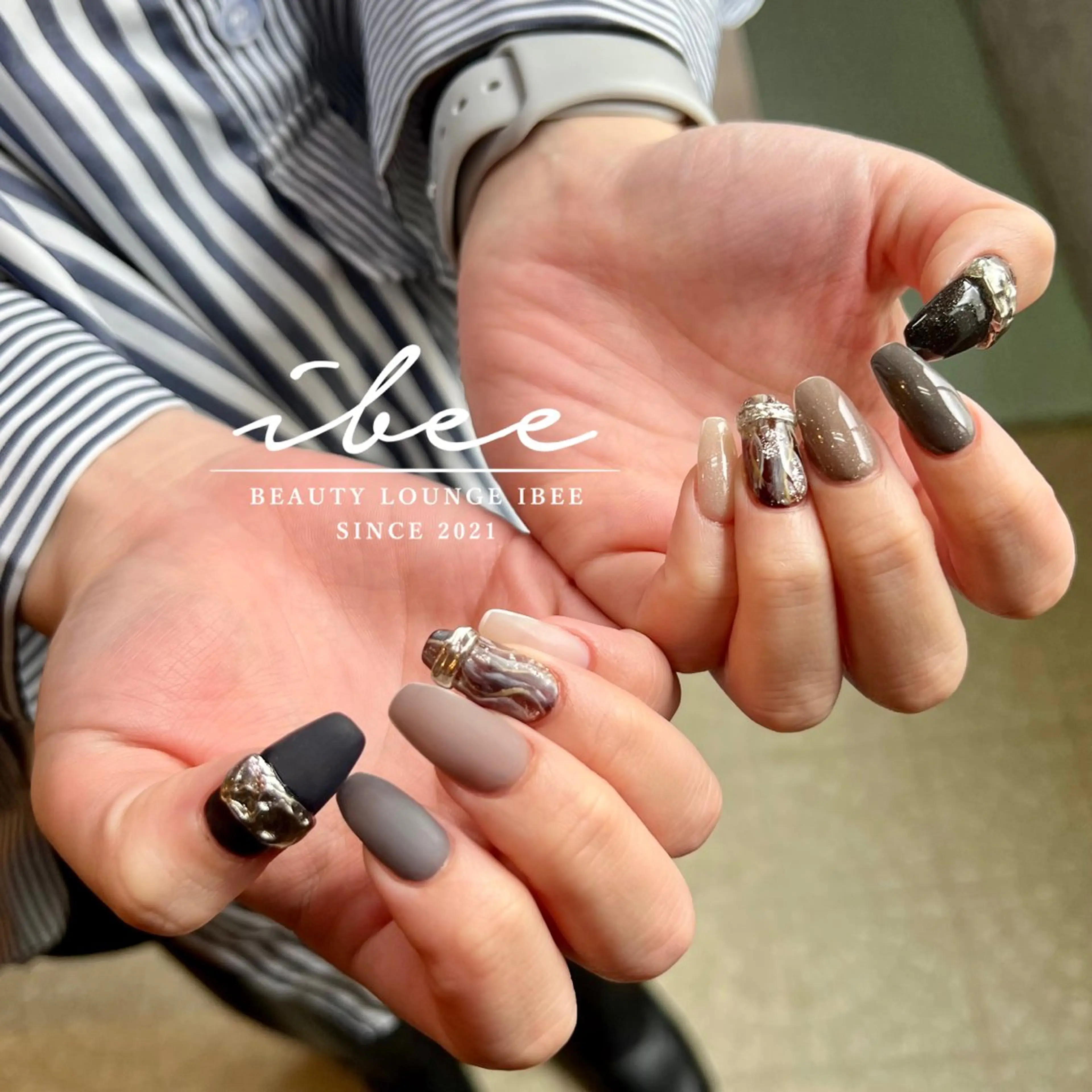 ネイル ハンドネイル ibee nail 🤍yumiのネイルデザイン