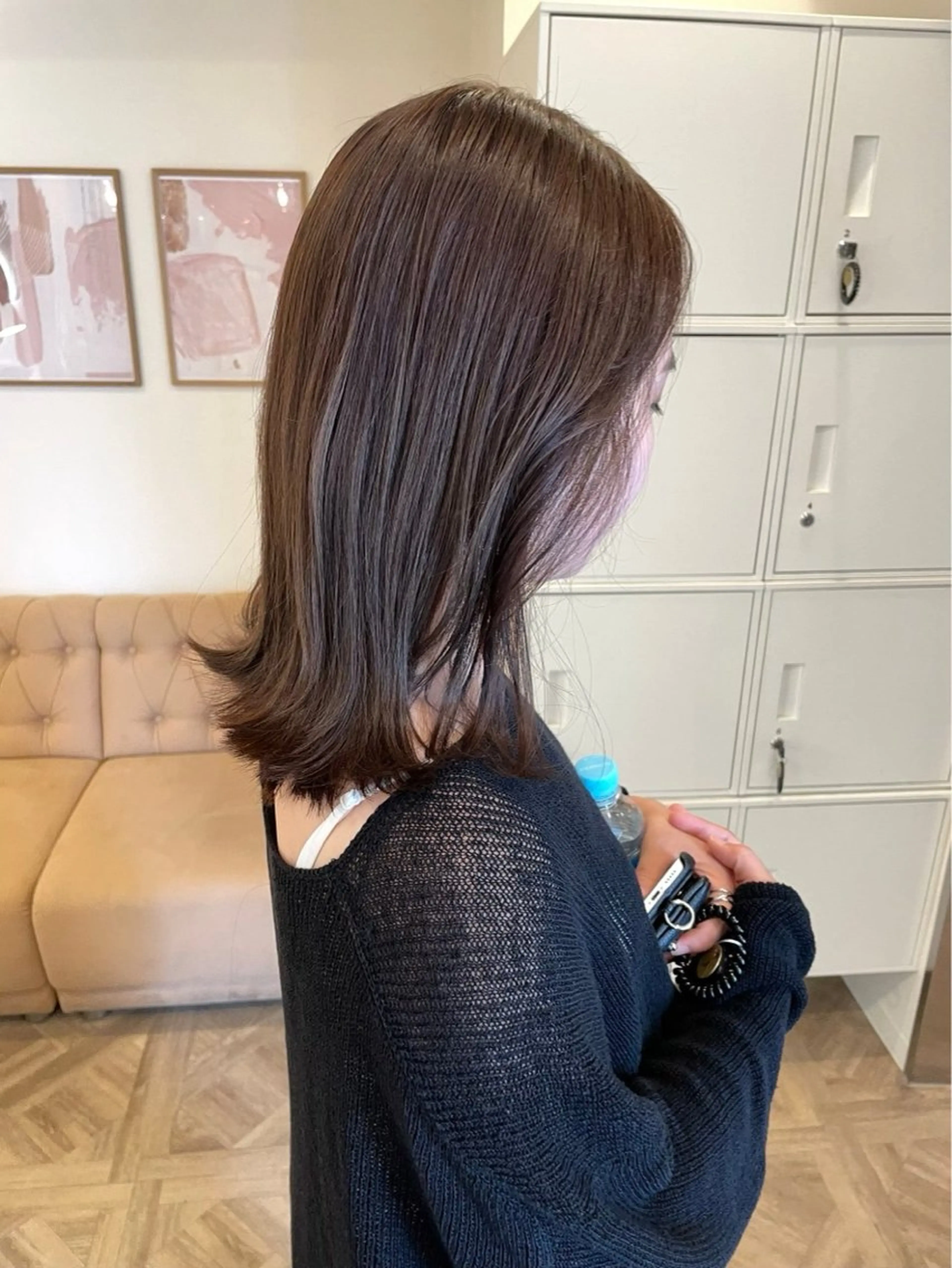 ミディアム rino LUVISMのヘアスタイル