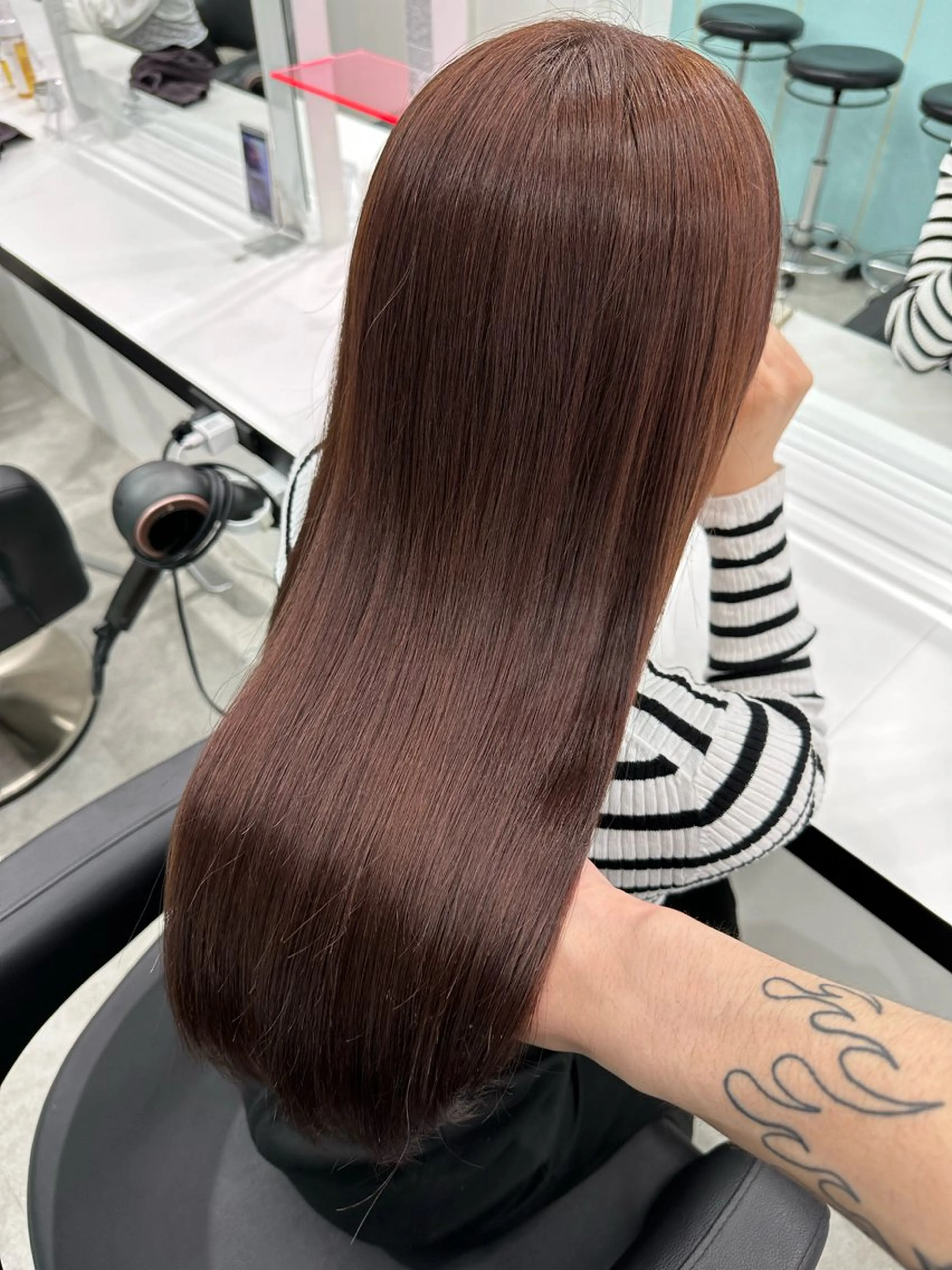 ロング カラー カット ヘアカラー 🍒ワイン系 ウルフカット🍒拓未のヘアスタイル