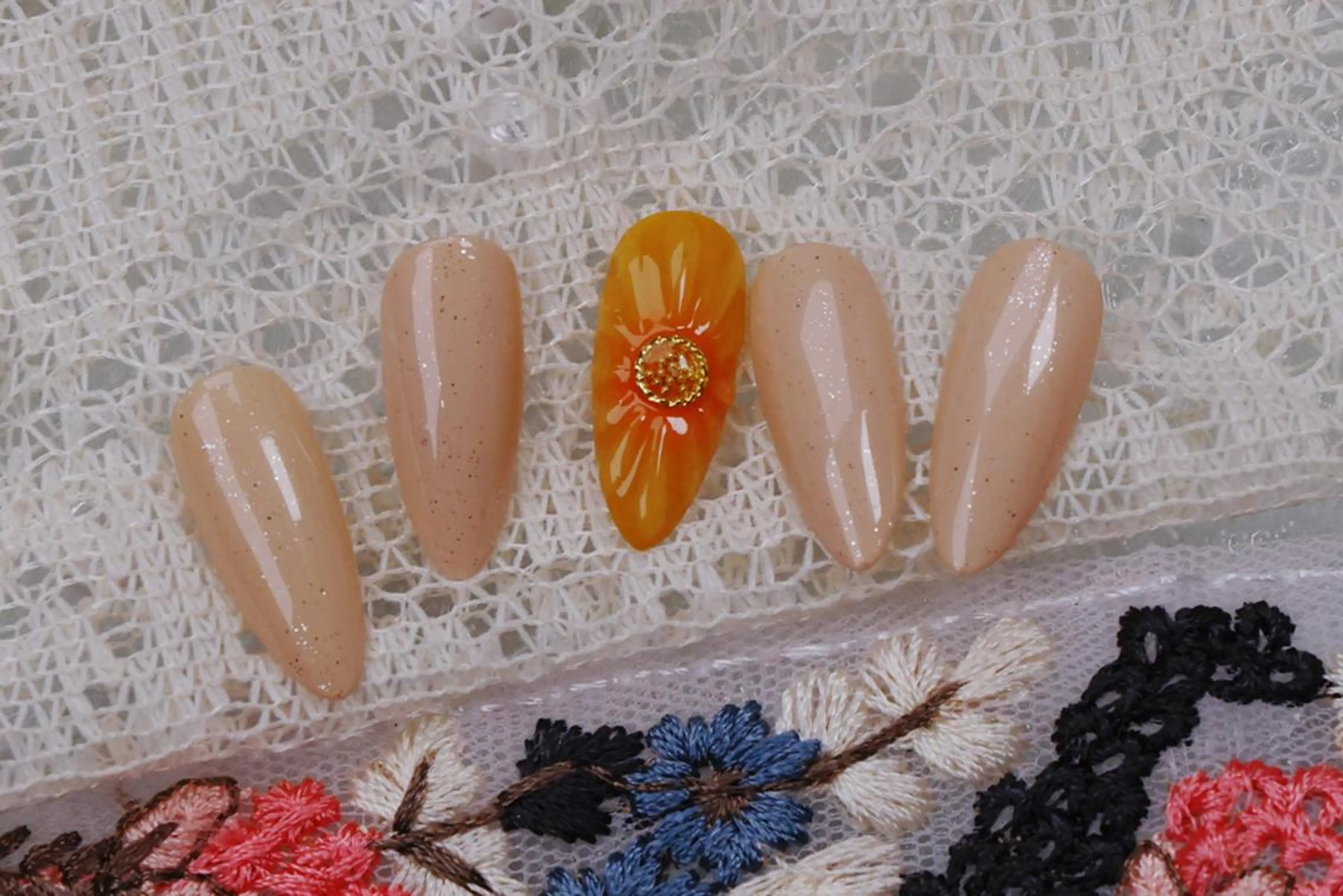 ネイル ハロウィン ロングネイル マグネットネイル スカルプネイル ネイルチップ ハンドネイル MSSugar Nailのネイルデザイン