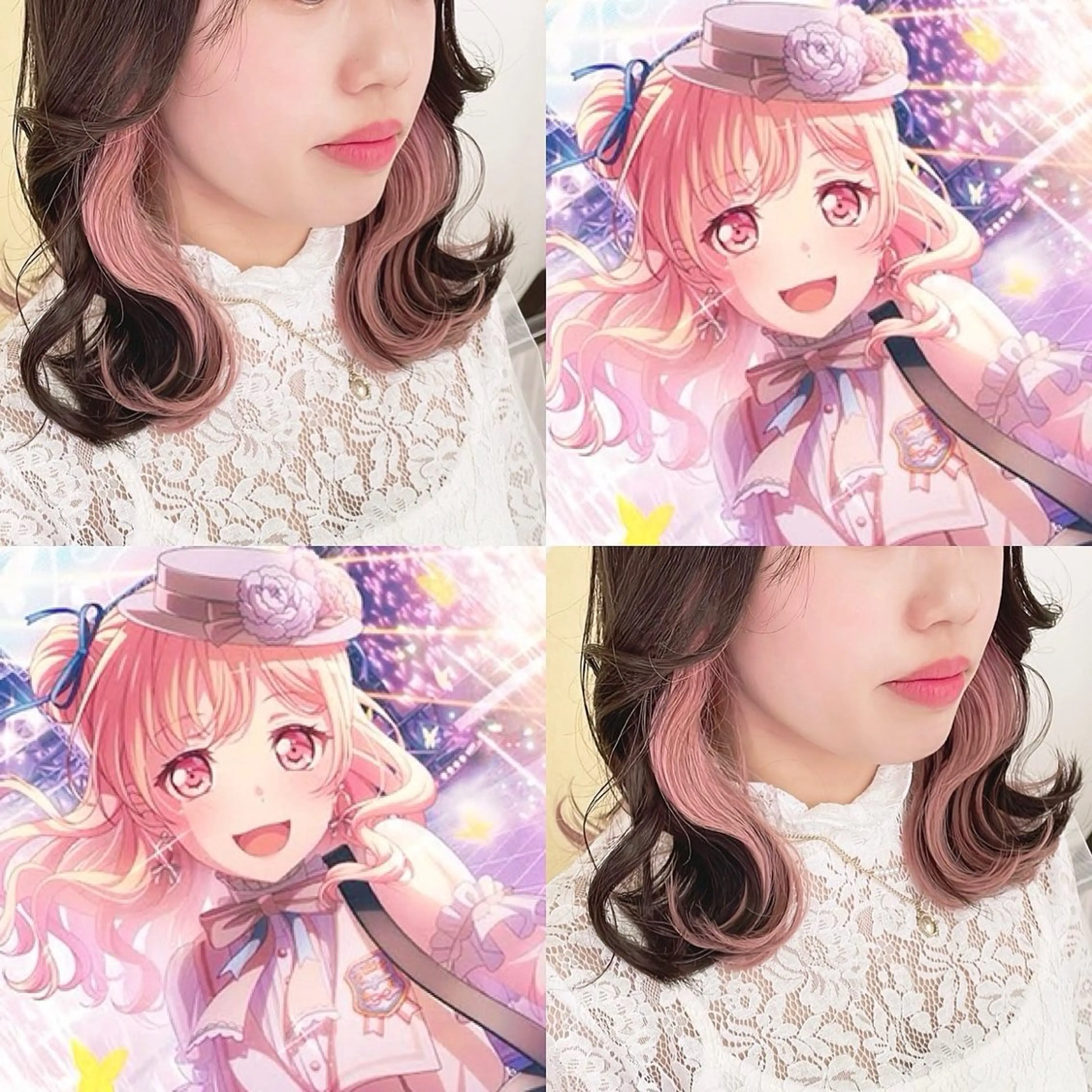 カラー ヘアカラー トリートメント 渋谷:インナーカラー ／🍒エリカ🍒のヘアスタイル