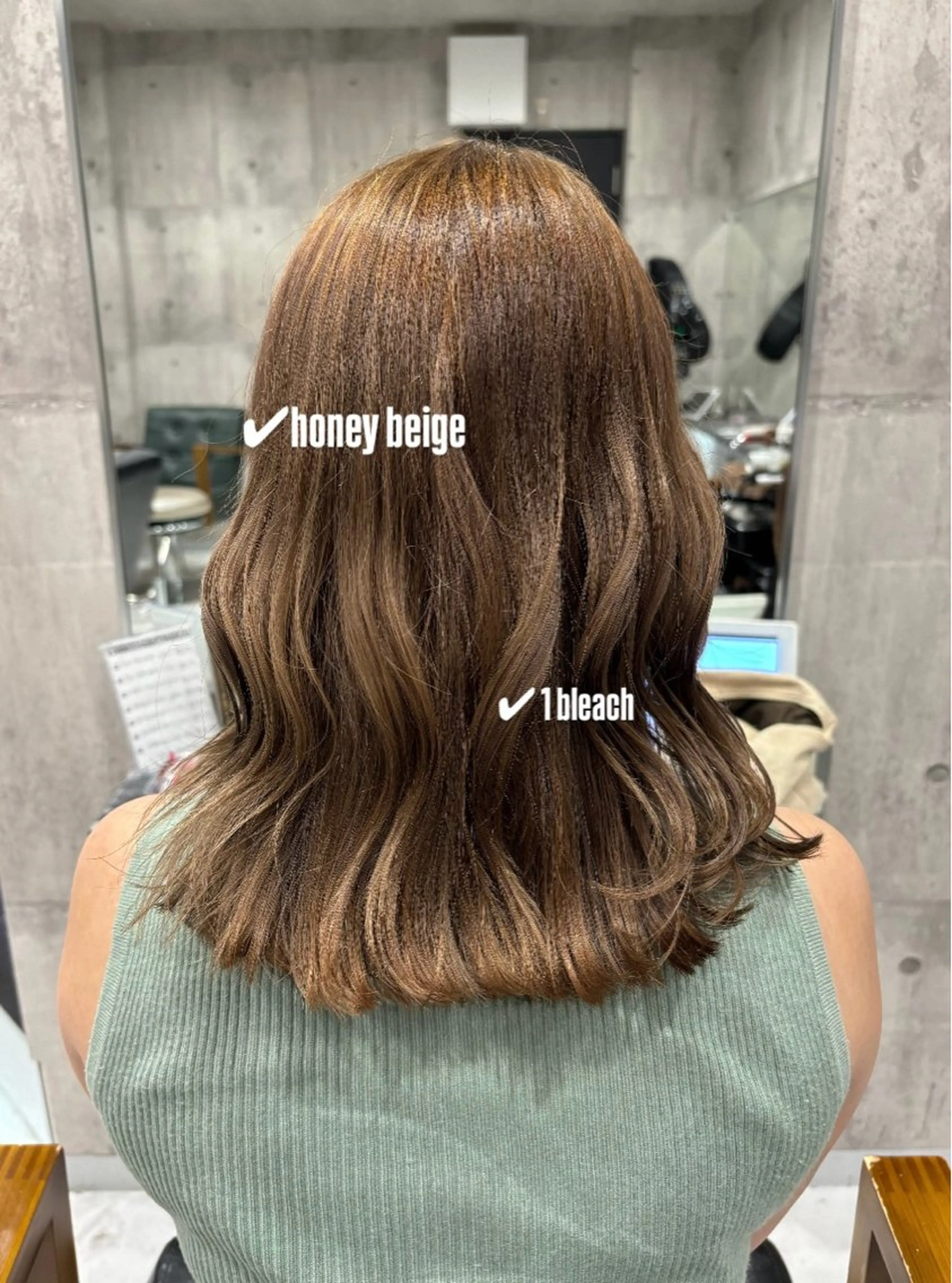 ミディアム ヘアカラー トリートメント ボブ／"質感再生"艶 カラー🫧sHOMaのヘアスタイル