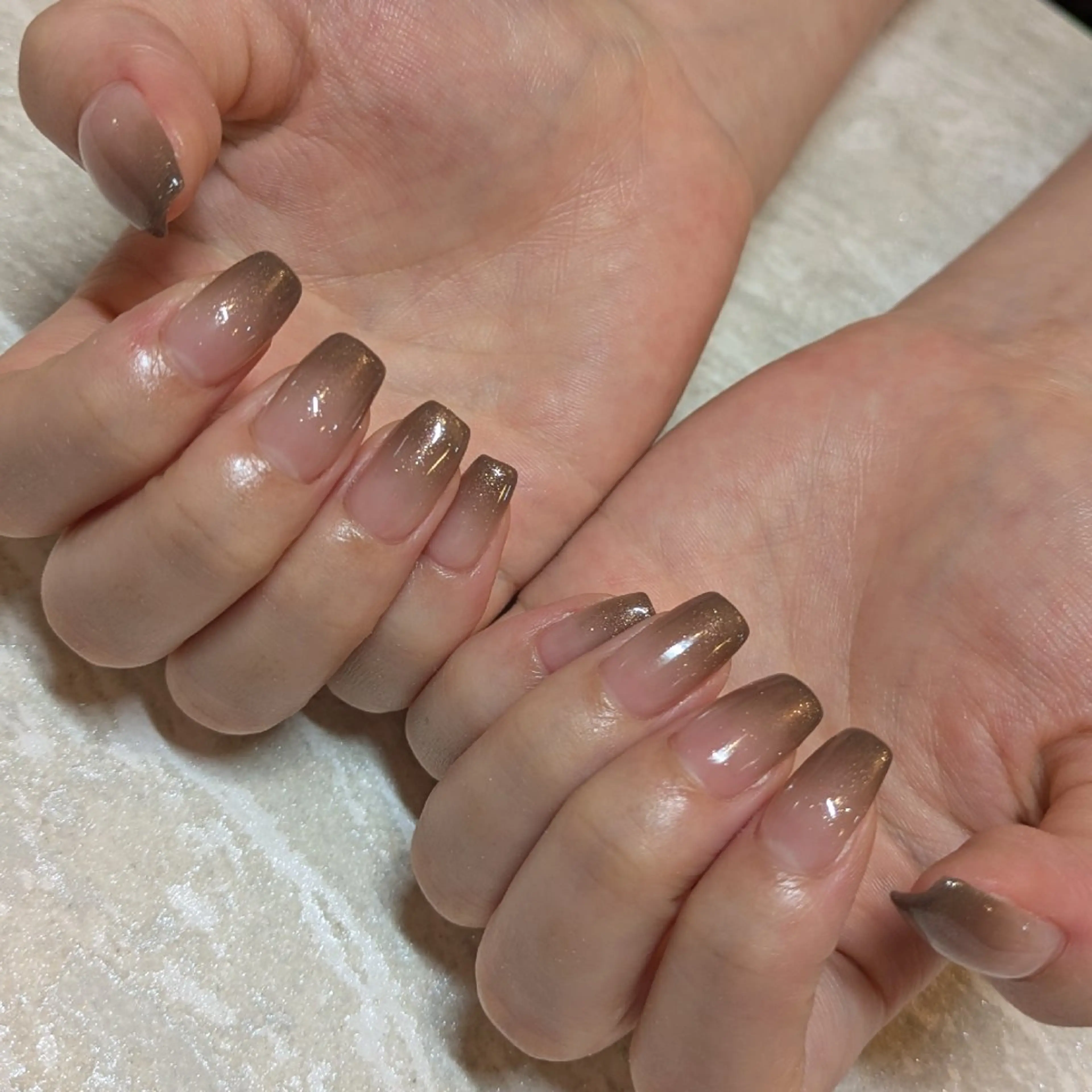 ネイル グラデーション ジェヌインネイル 河内のネイルデザイン