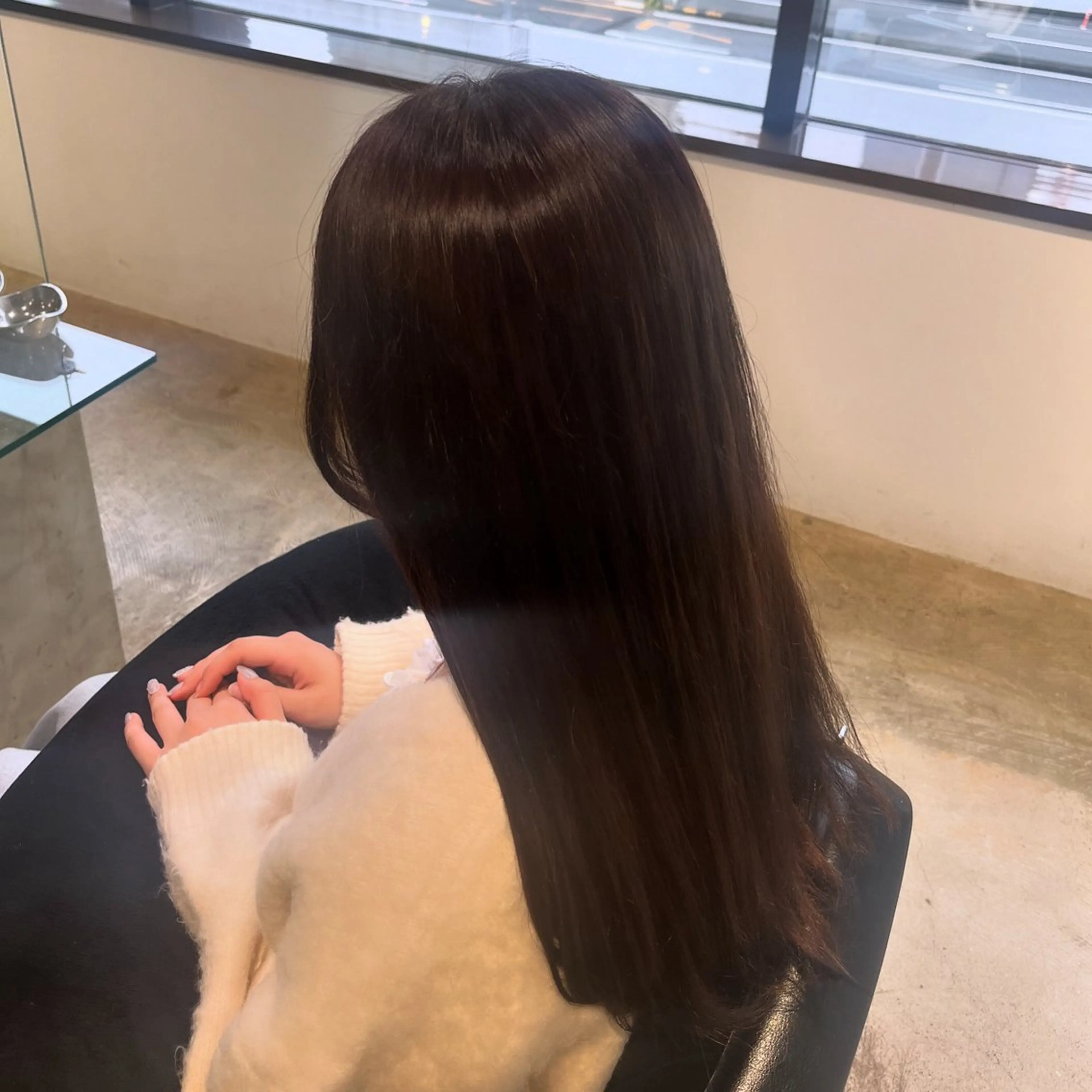 ロング カラー 長野 美沙のヘアスタイル