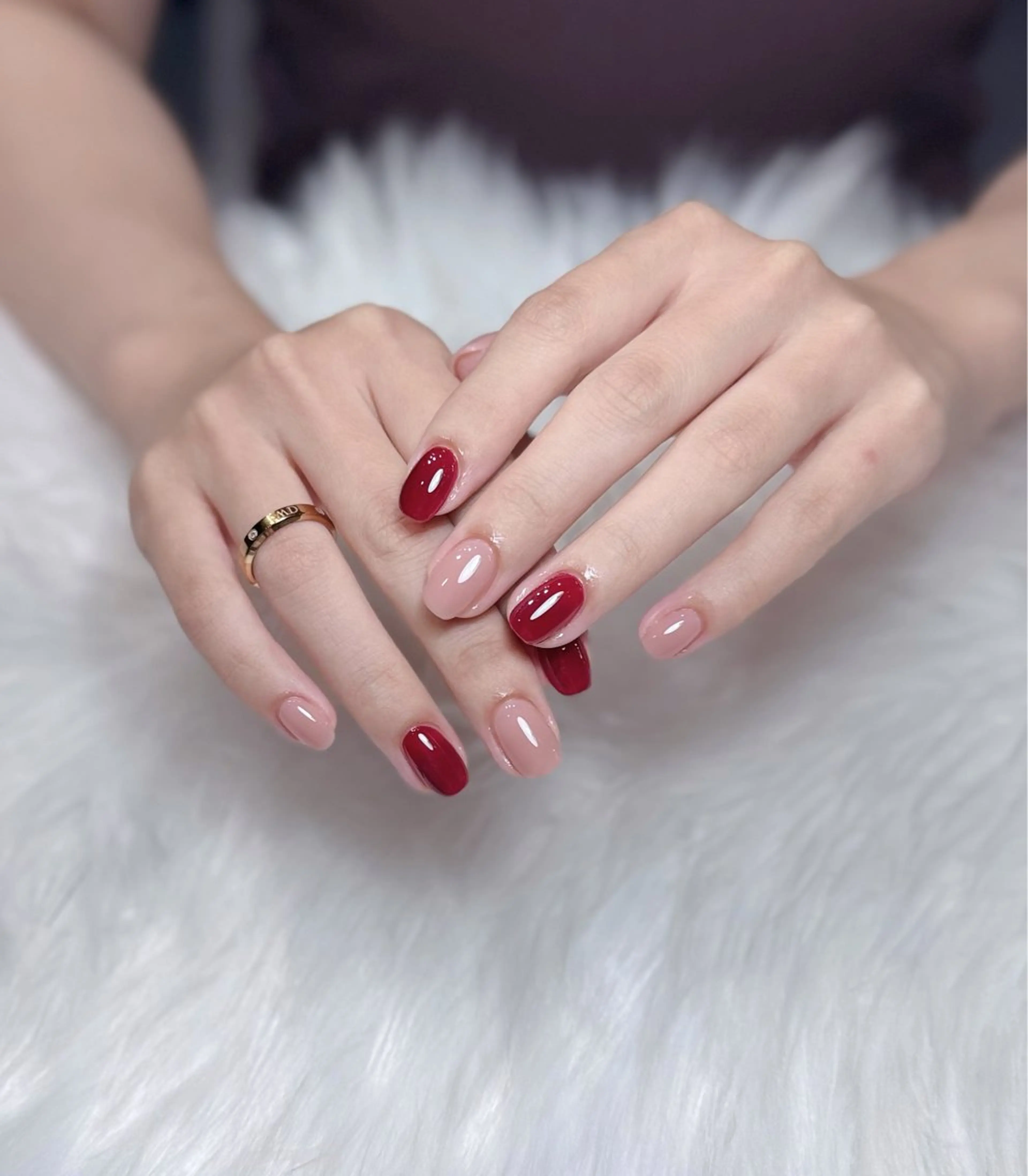 ネイル オーロラネイル チークネイル フットネイル フレンチネイル ジェルネイル ハンドネイル Nichi Nailsのネイルデザイン