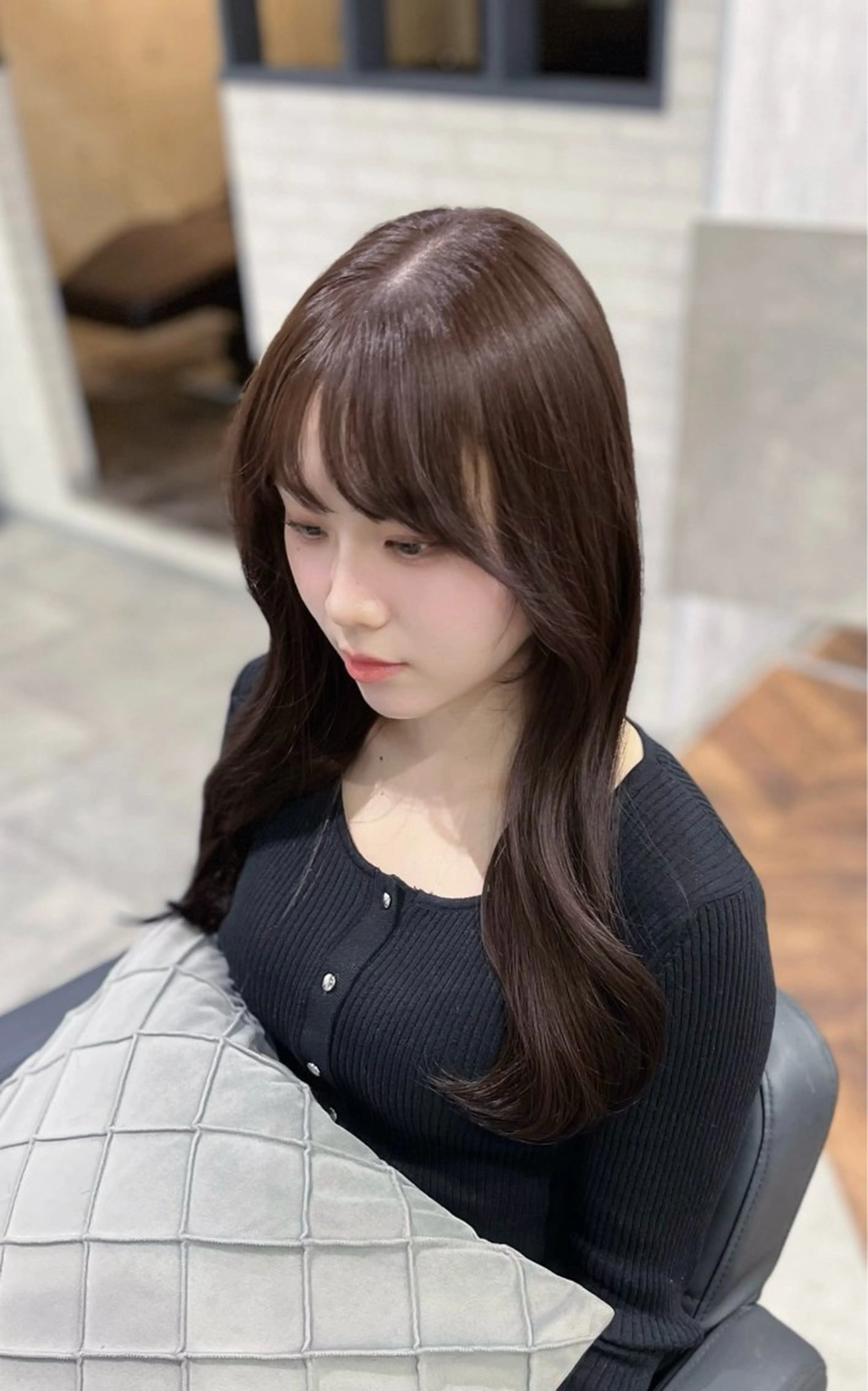 ロング カット ヘアカラー Zina博多店 CHIHIRO🫧のヘアスタイル