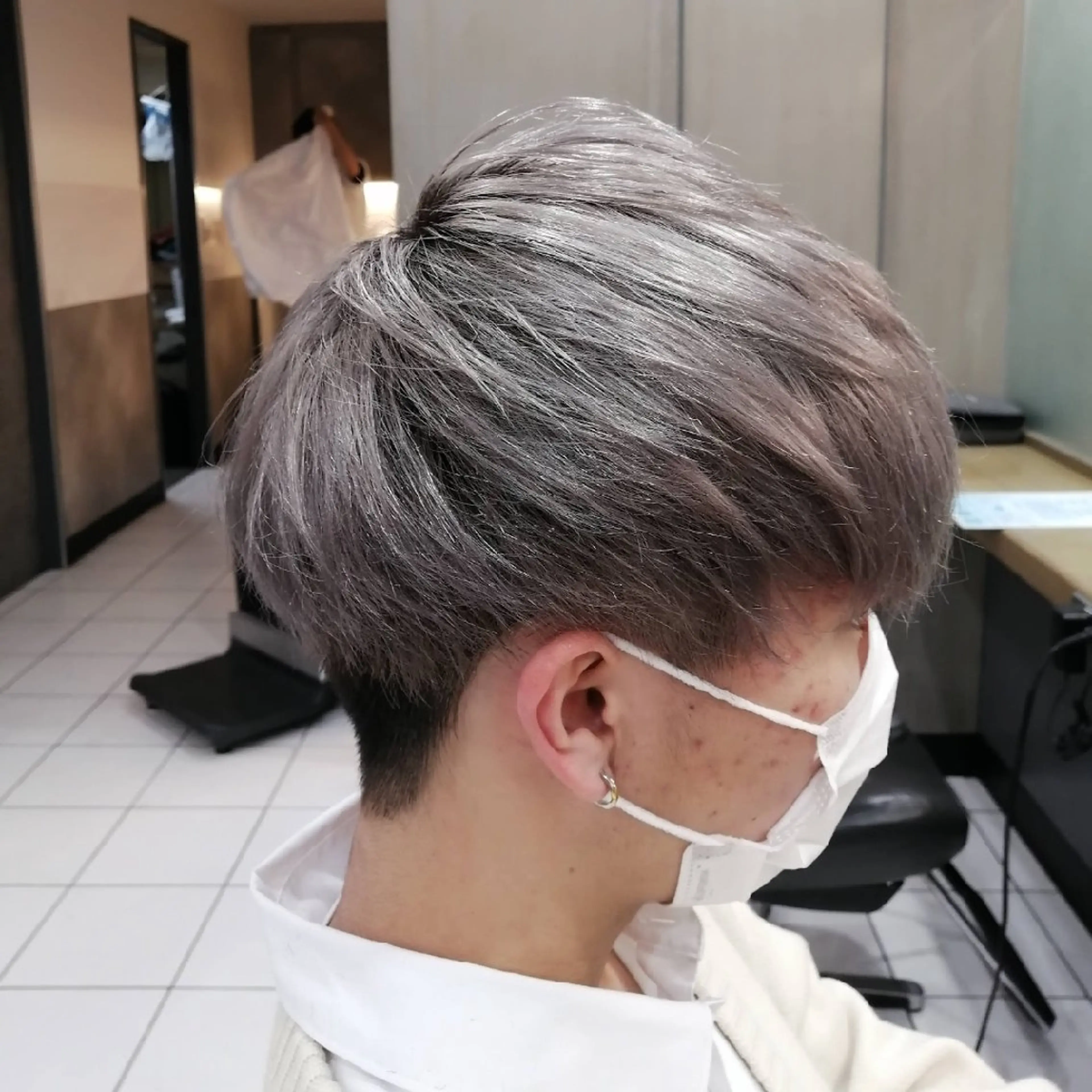 ショート カラー メンズ D/i所属・4店舗フリーランスⅠ Y/no〈夜のスパ〉のヘアスタイル