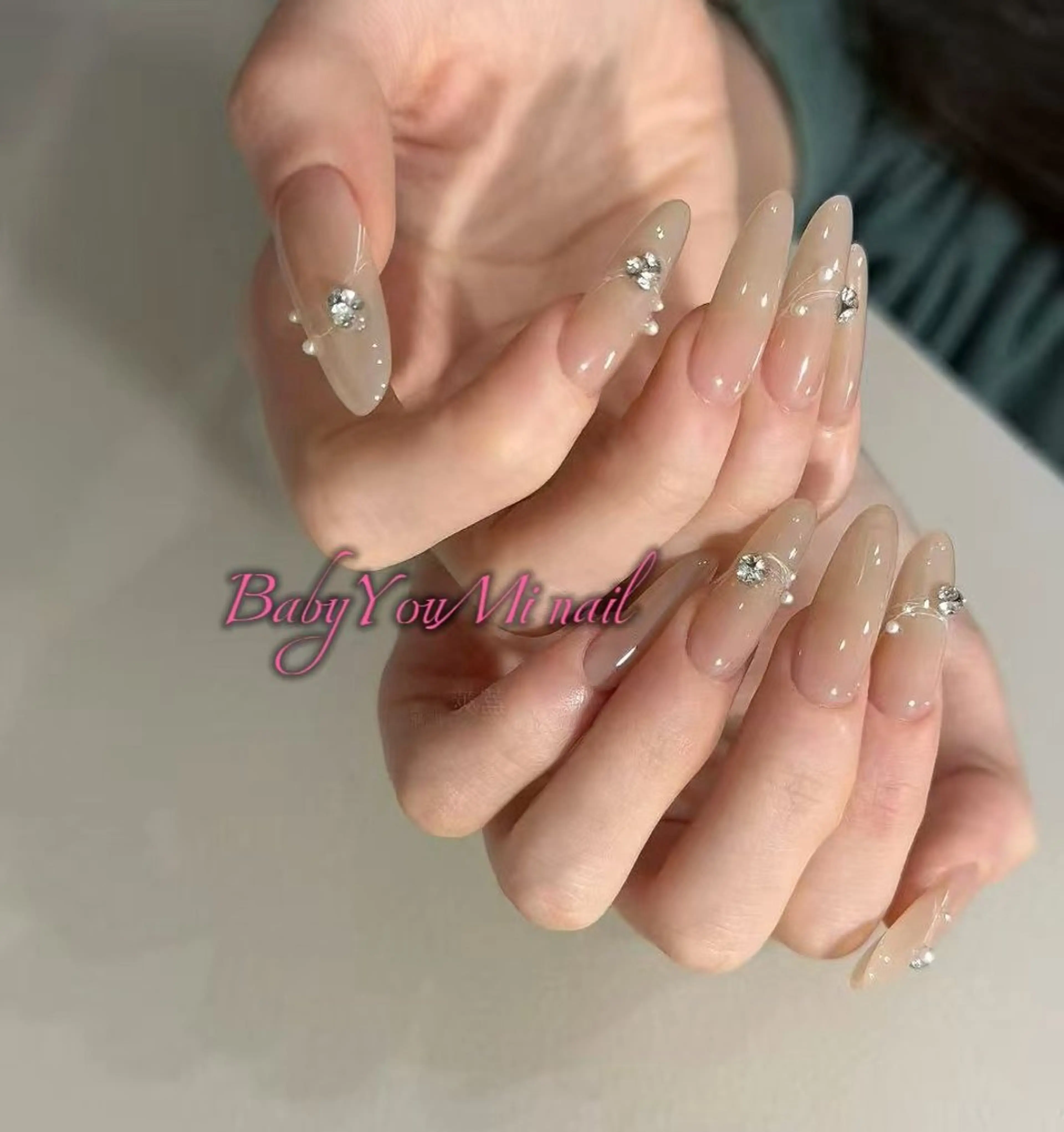 ネイル オーロラネイル 成人式 フットネイル フレンチネイル ジェルネイル ハンドネイル BabyYouMi nailのネイルデザイン