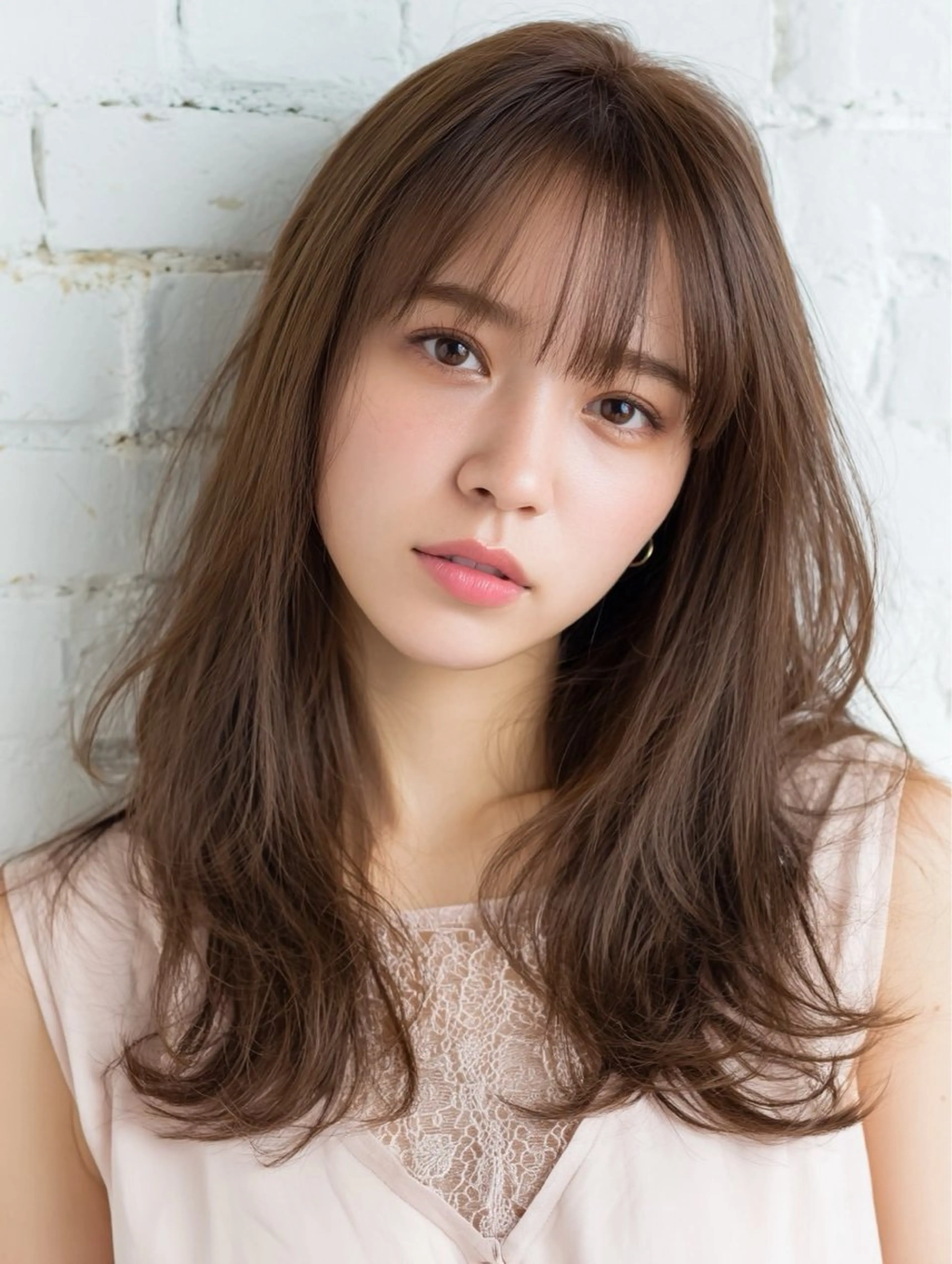 セミロング レイヤーカット カット ヘアカラー トリートメント Link mili ゆうすけのヘアスタイル