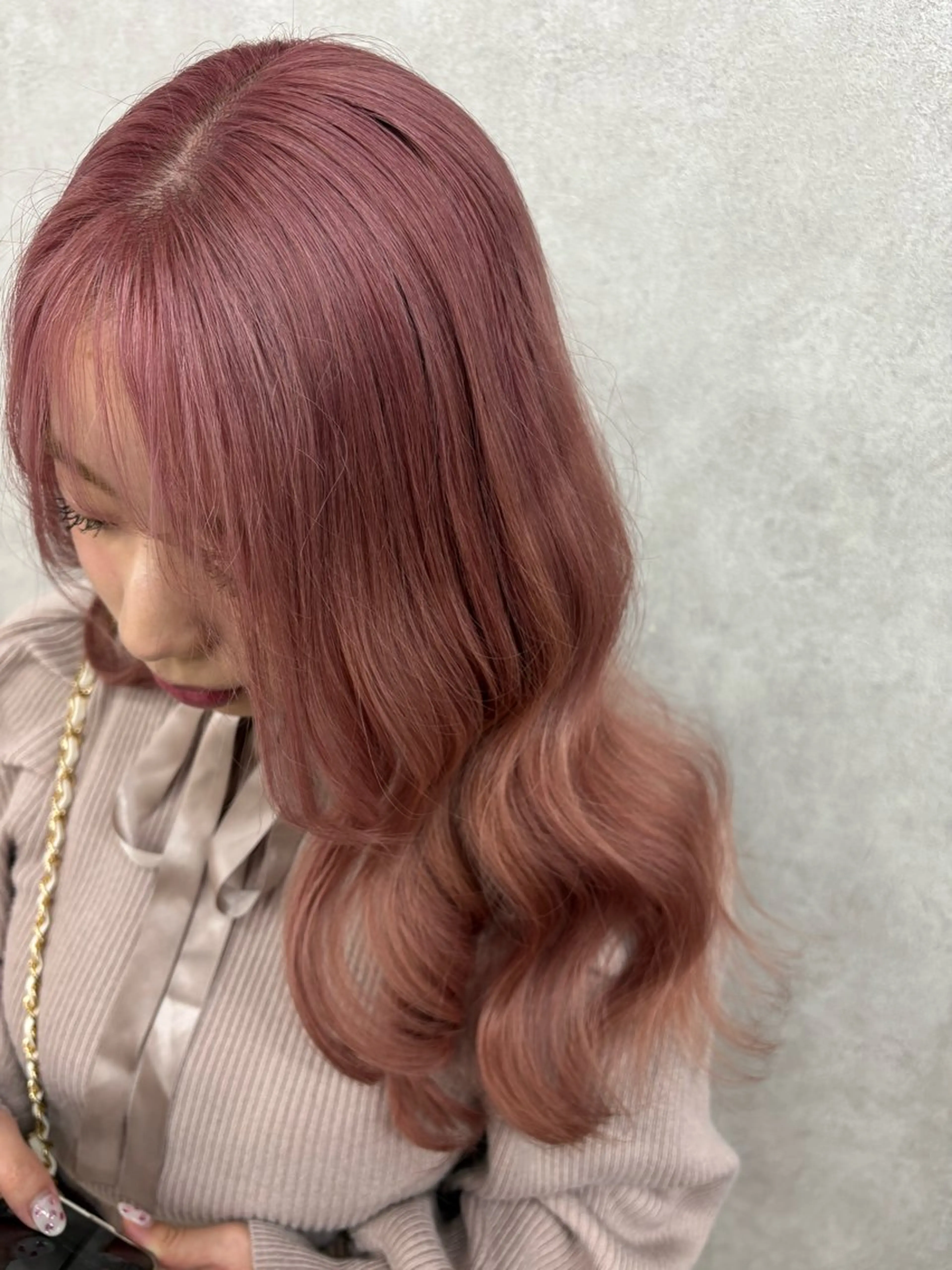 ロング カラー ヘアカラー トリートメント ヘッドスパ 🩶西 雪乃/透明感 🫧/赤み消し✨🩶のヘアスタイル