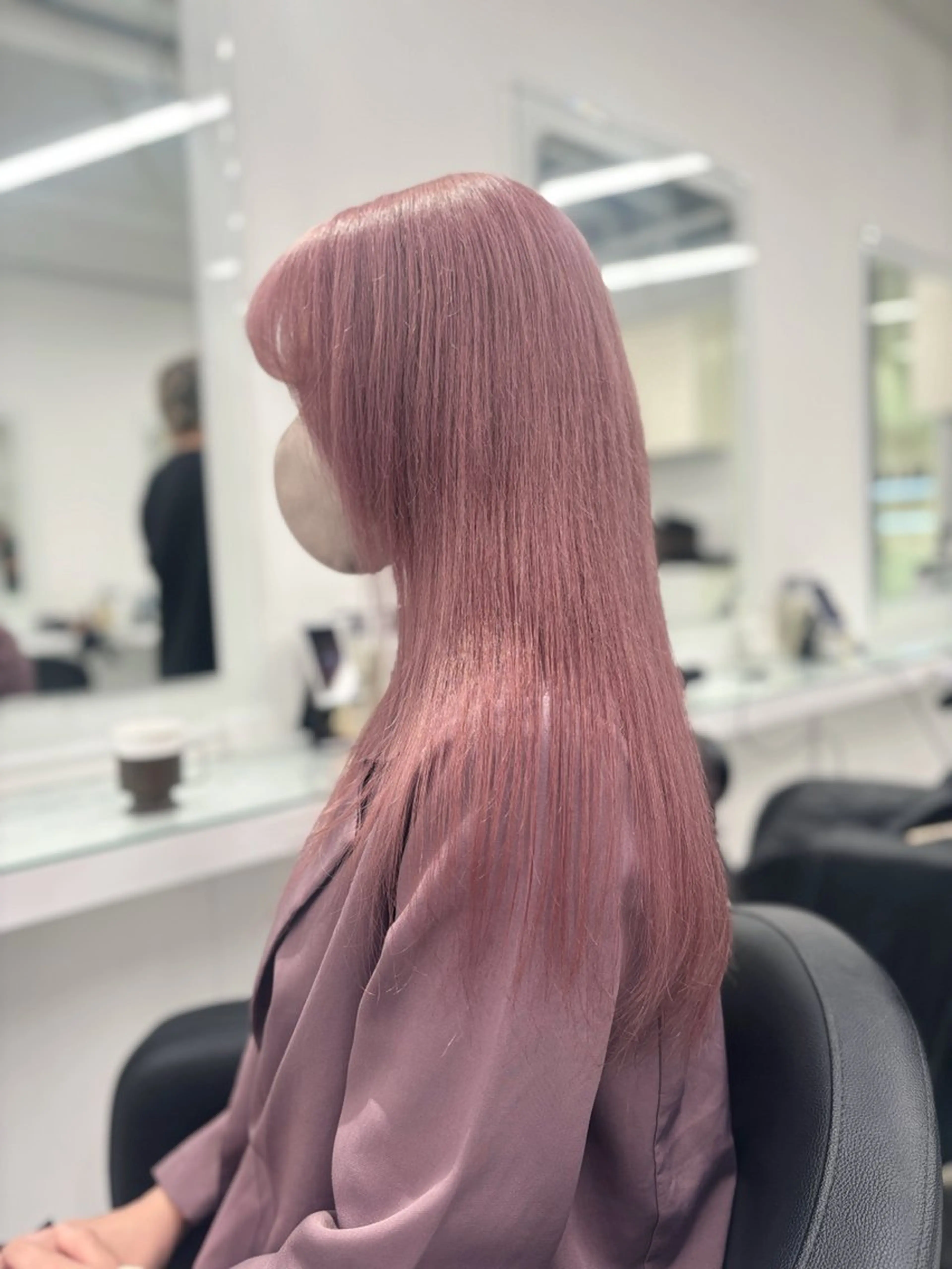 ロング カラー ヘアカラー トリートメント 💖ミルクティー💖 あかり💖のヘアスタイル