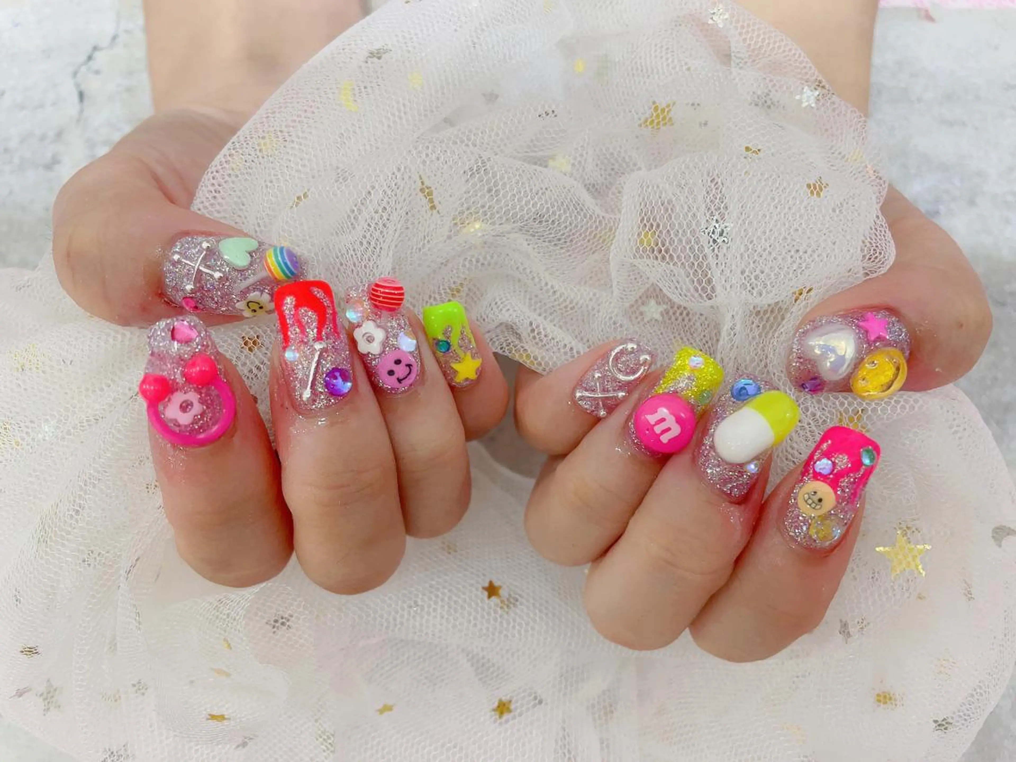 セミロング ネイル ハンドネイル cho nailのネイルデザイン