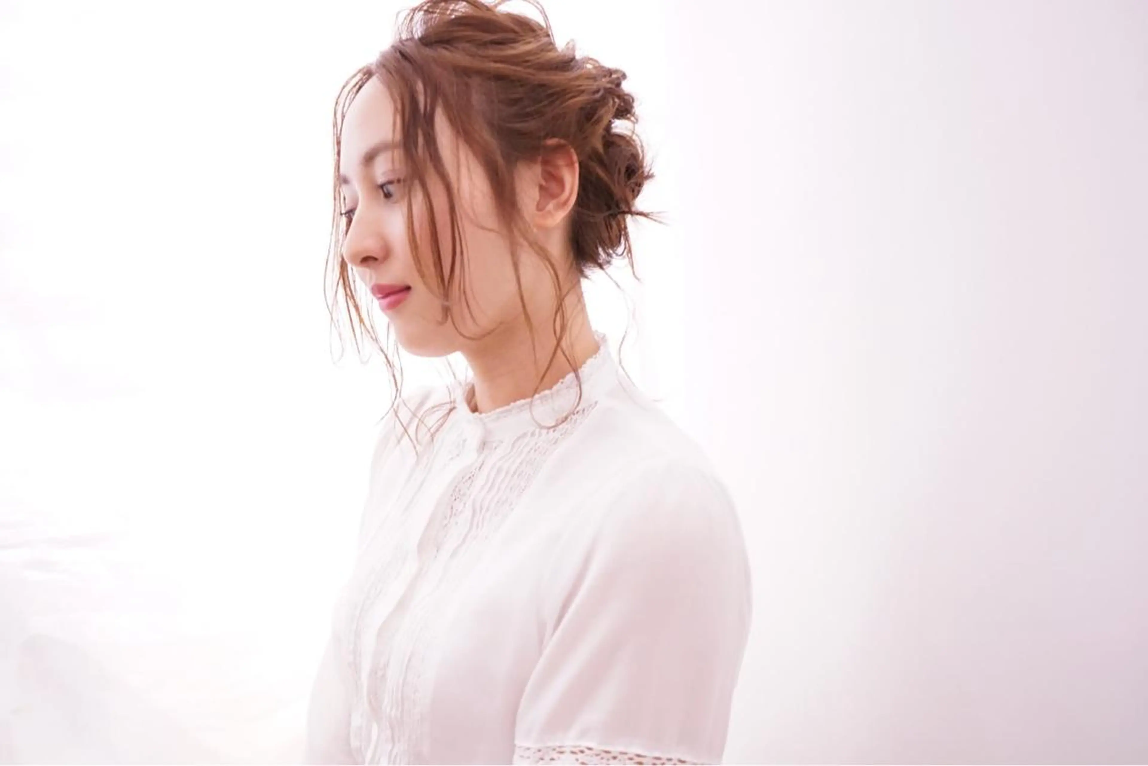 セミロング カラー パーマ ヘアアレンジ カット ヘアカラー パーマ 可愛いを作る神 ナオヒロのヘアスタイル