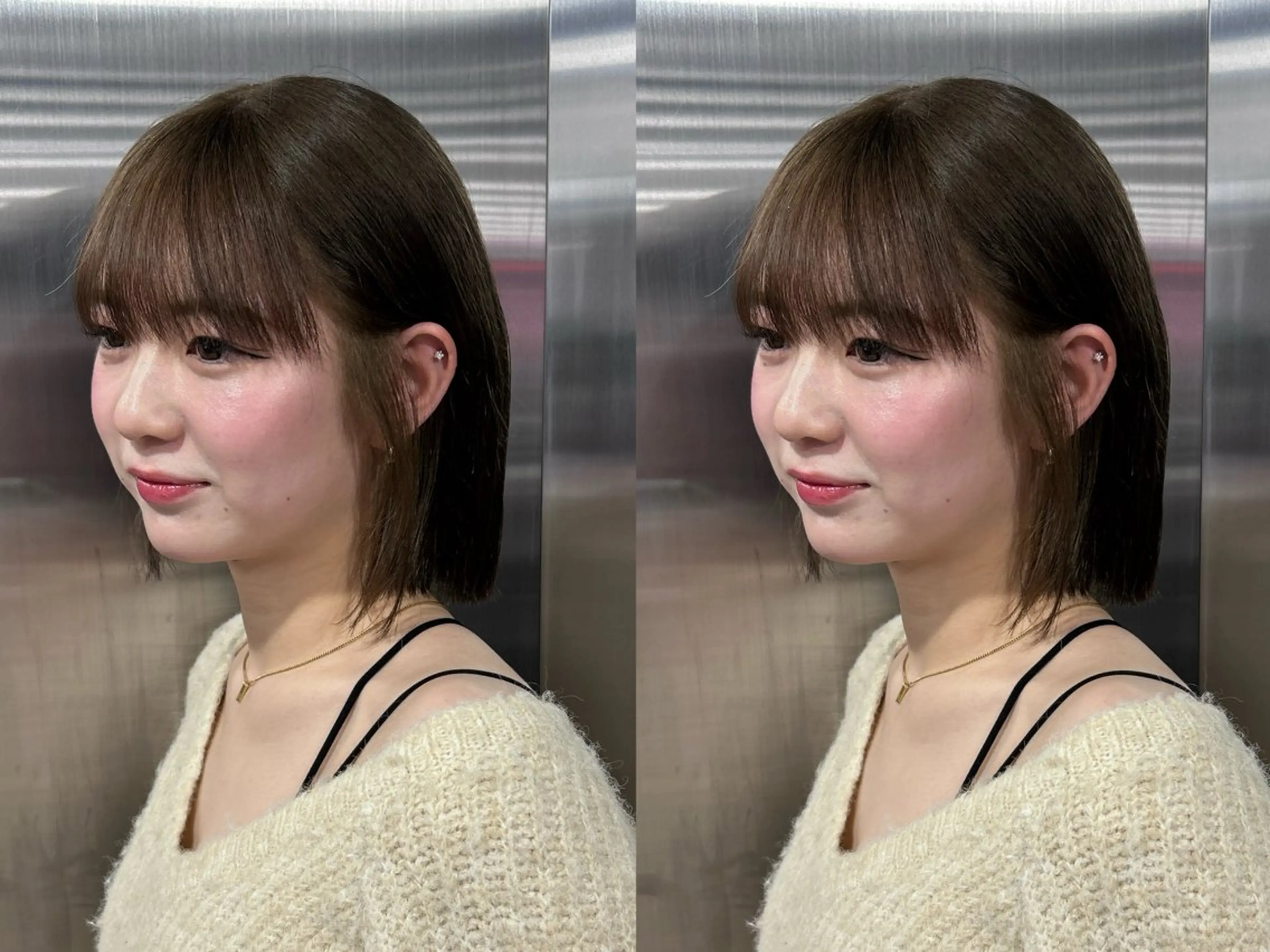 セミロング カラー カット ヘアカラー マツエク/縮毛/ 透明感カラー/ゆきなのその他イメージ