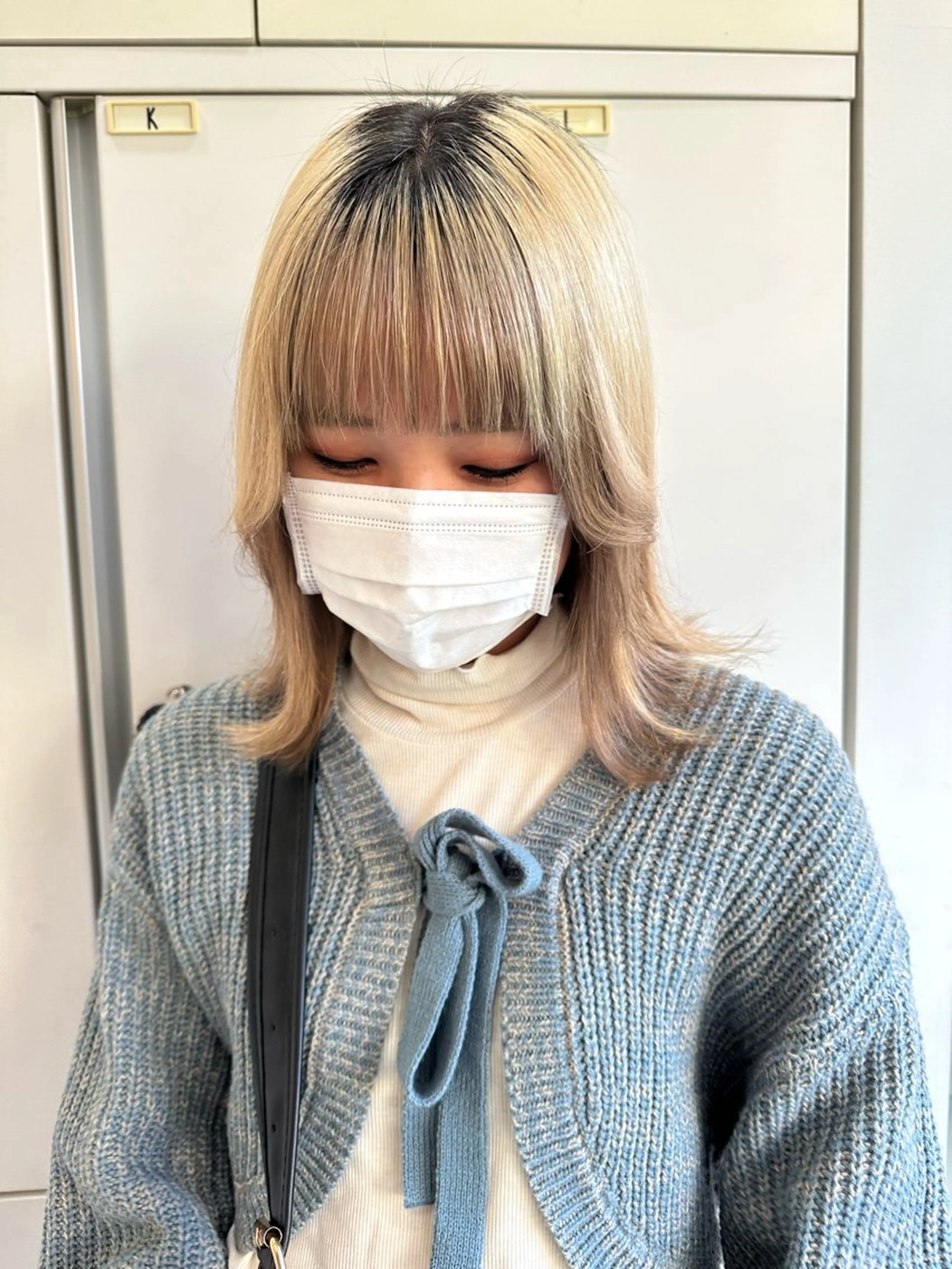 ミディアム 髪質改善AUSTIN登戸所属・野村 一花 / 暖色 カラー / Wカラーのヘアスタイル