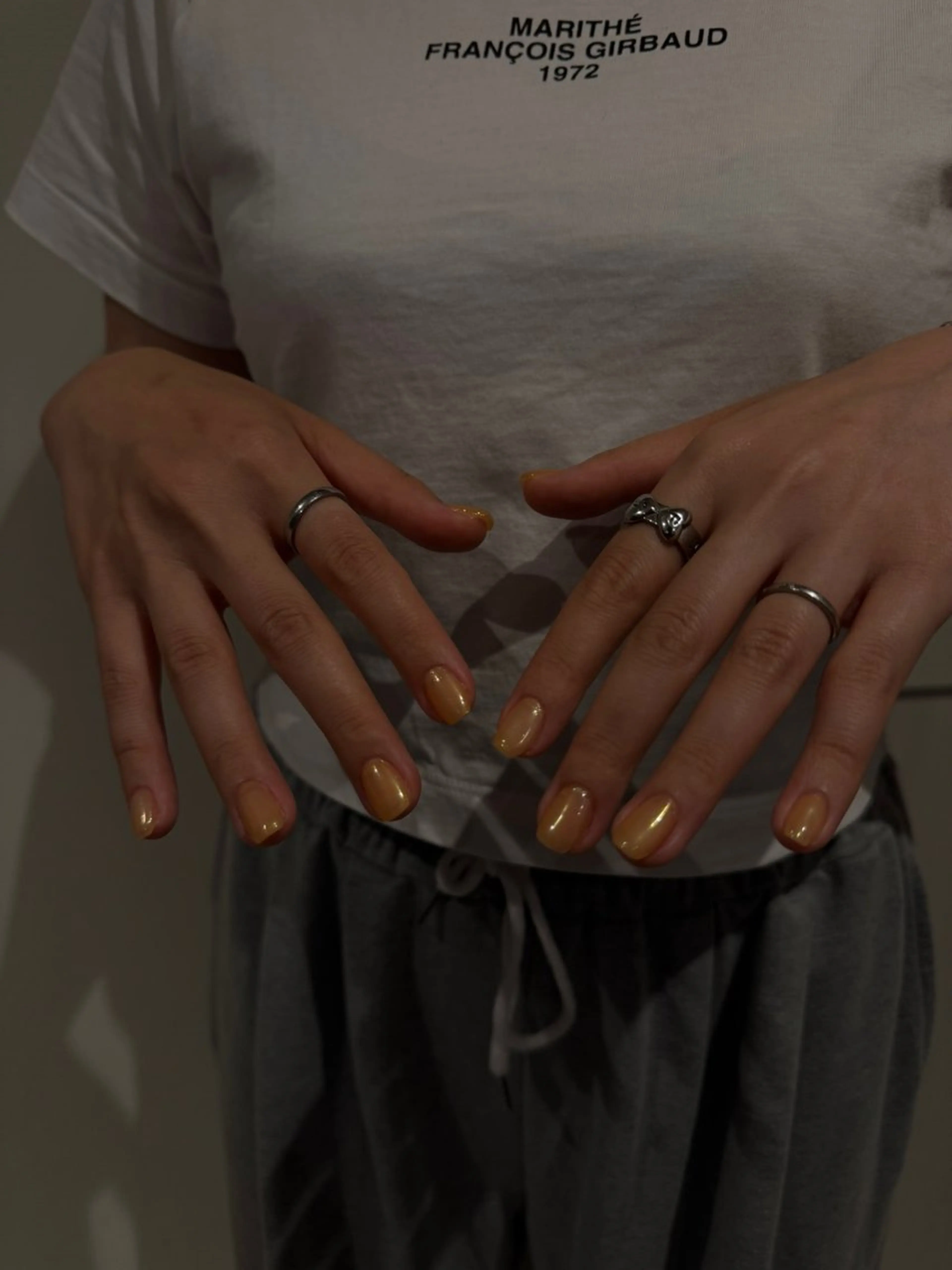 ネイル ミラーネイル ワンカラーネイル Glad nail honokaのネイルデザイン