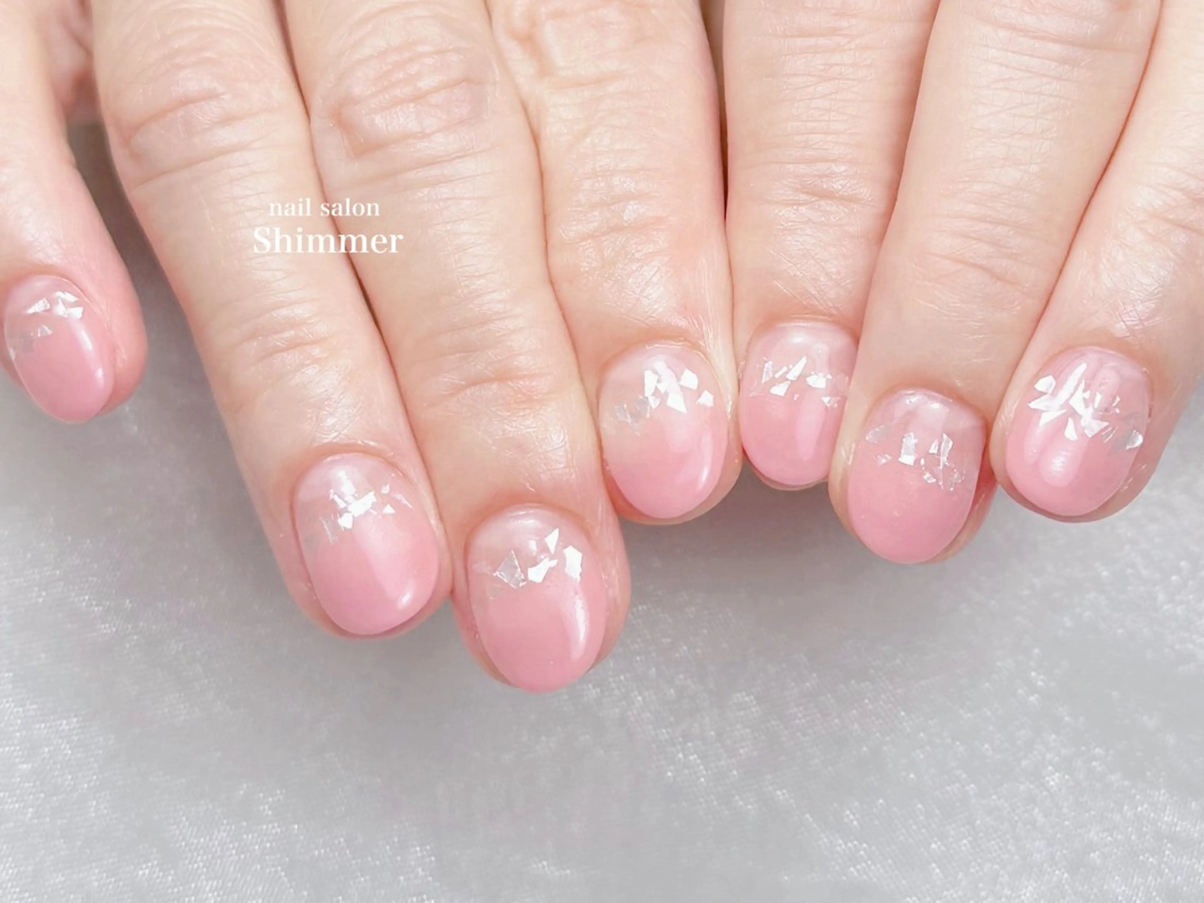 ネイル ハンドネイル Shimmer Risaのネイルデザイン