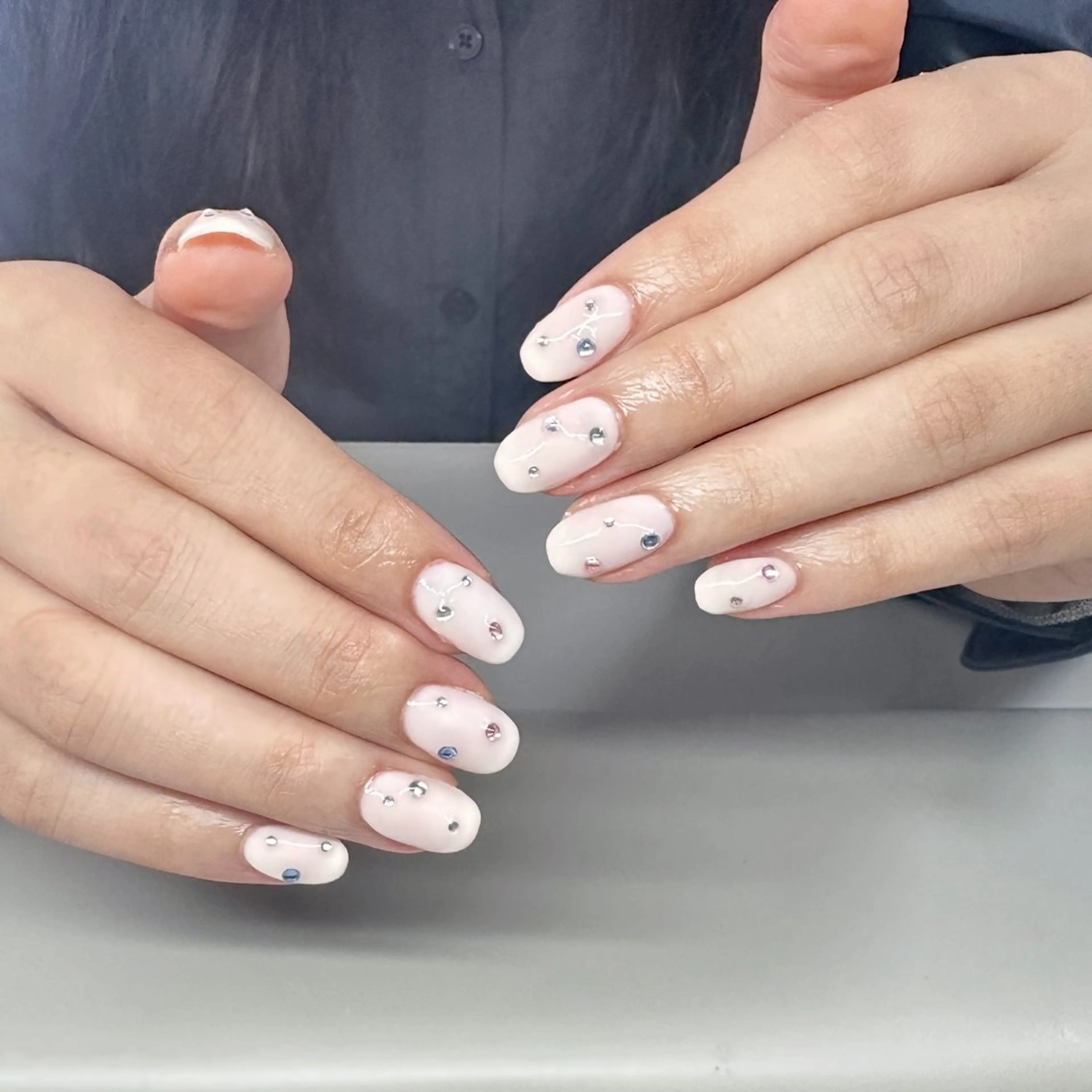 ネイル コネコネイルサロン モデル用のネイルデザイン