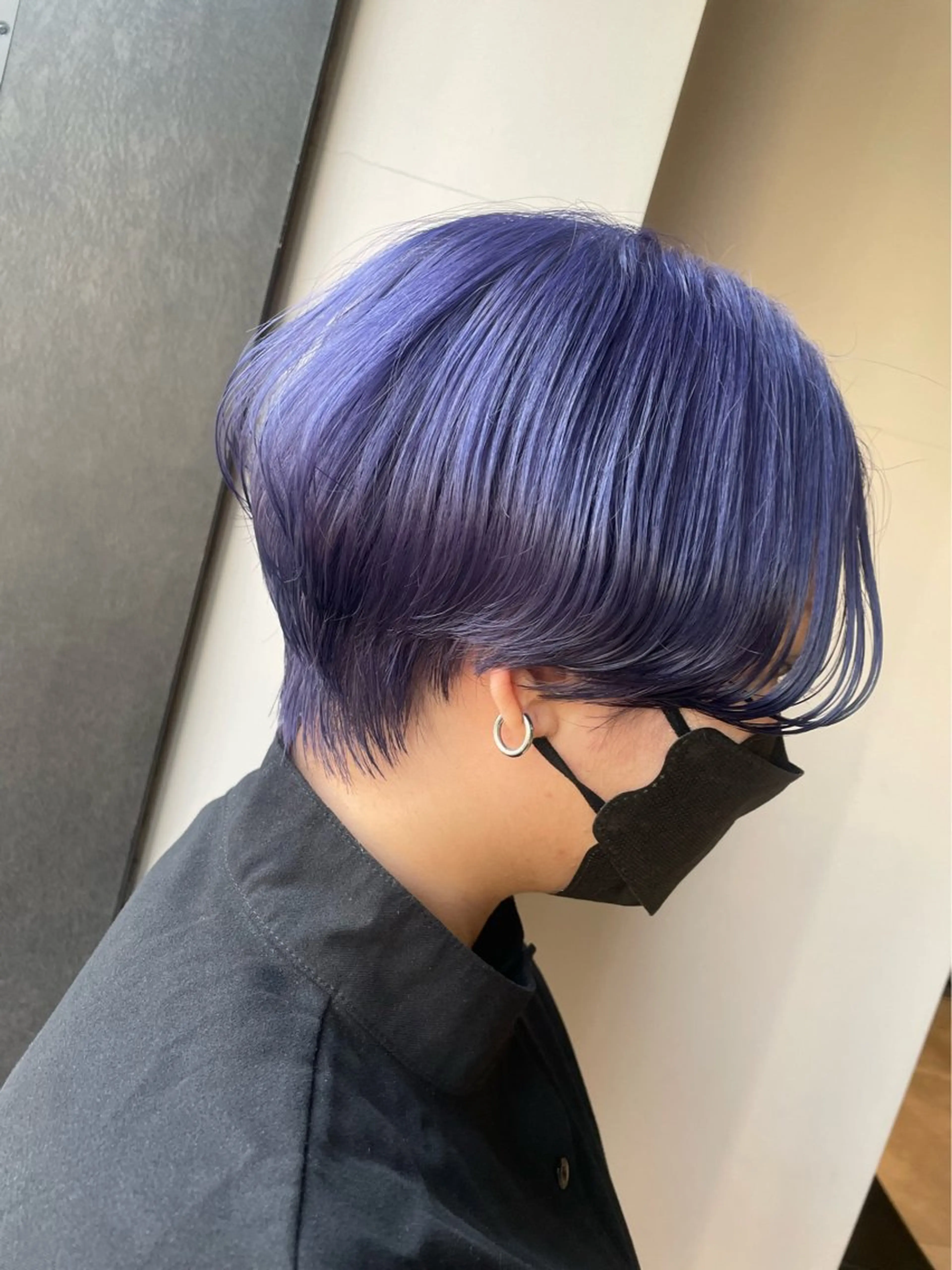 ショート カラー バイオレットカラー ヘアカラー トリートメント ブリーチ👩‍🦳/ ‪✂︎MANAMIのヘアスタイル
