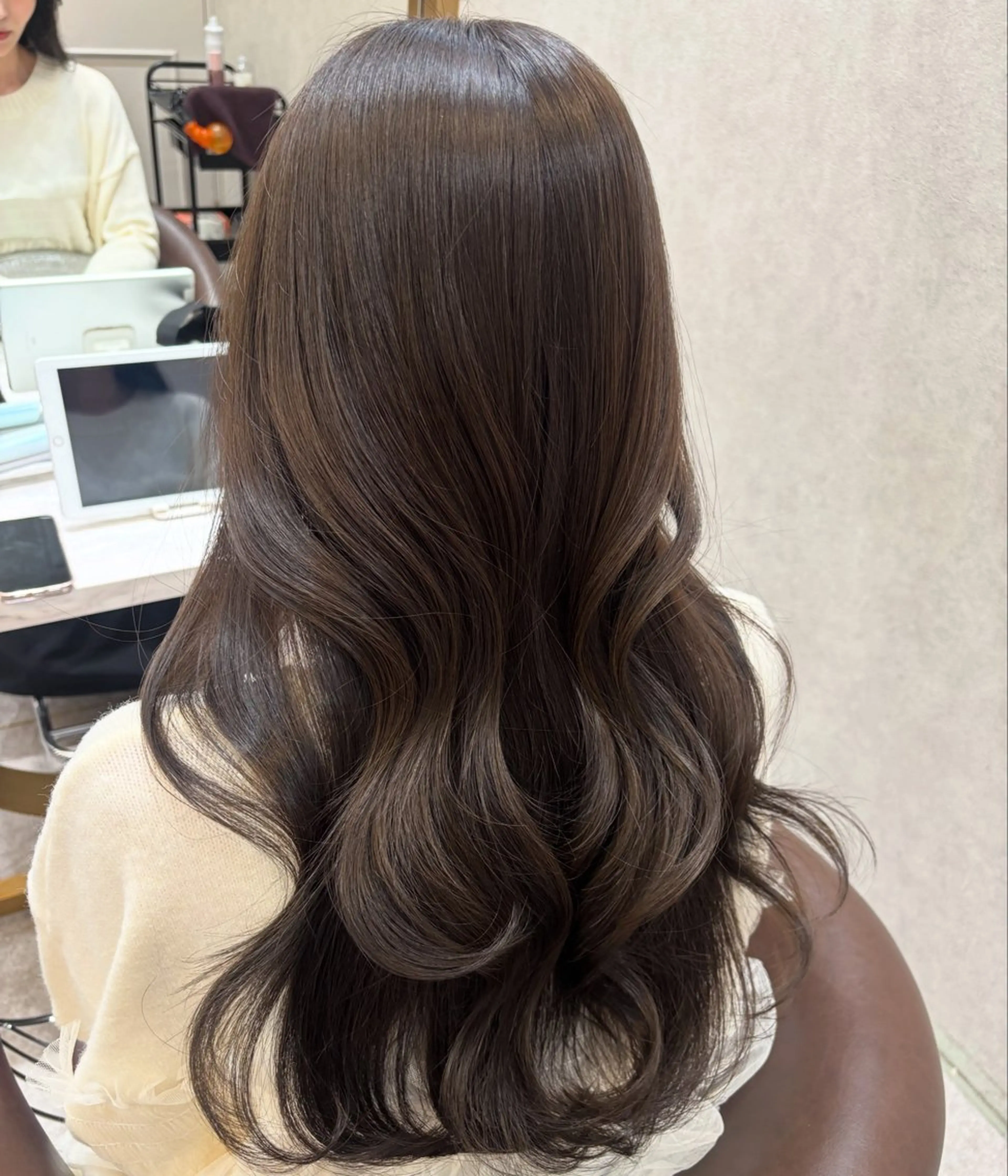 ロング 韓国風ヘア ヘアカラー Lond Role所属・🎀透明感カラー shizuka🎀のヘアスタイル