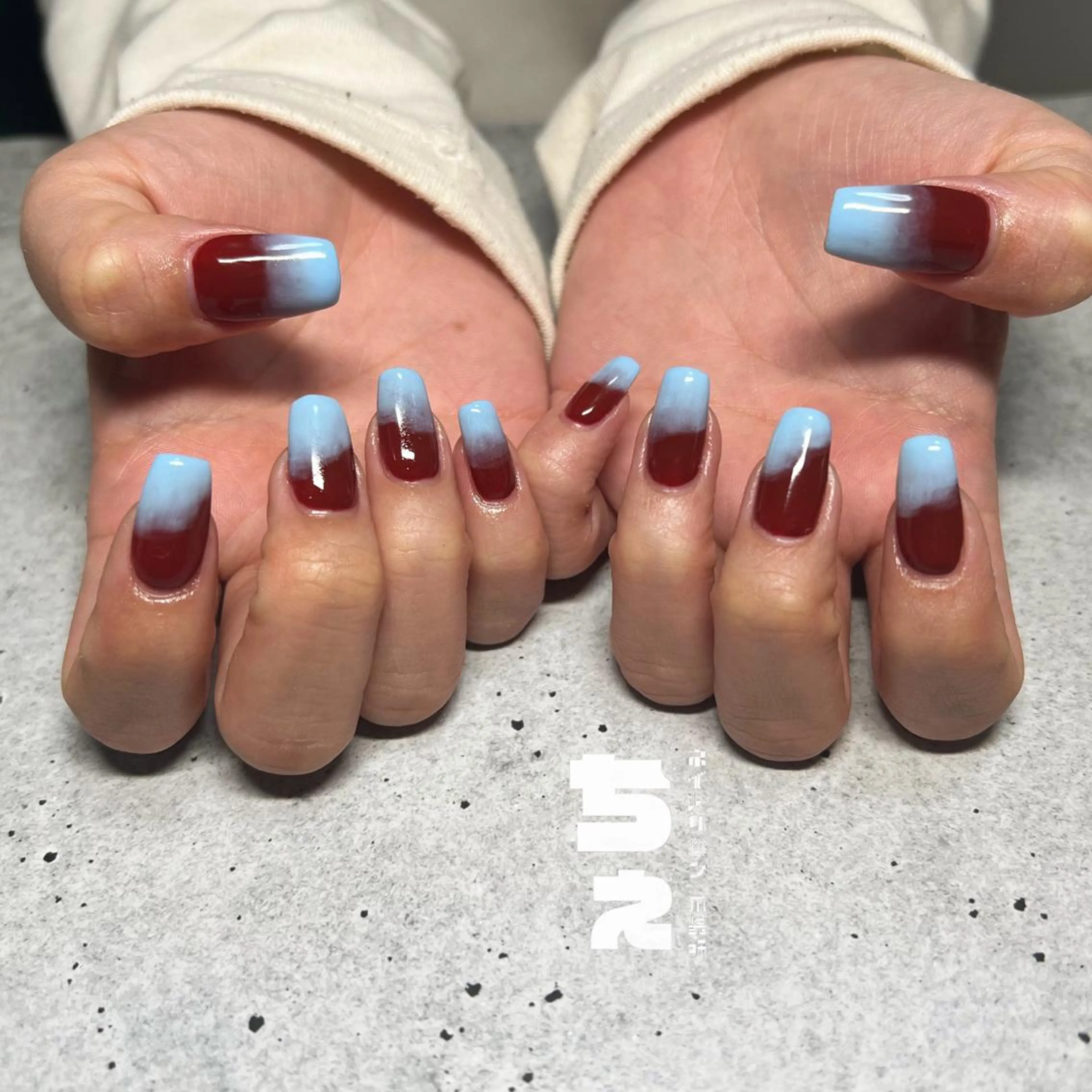 ネイル グラデーション ハンドネイル nail salon CHEのネイルデザイン