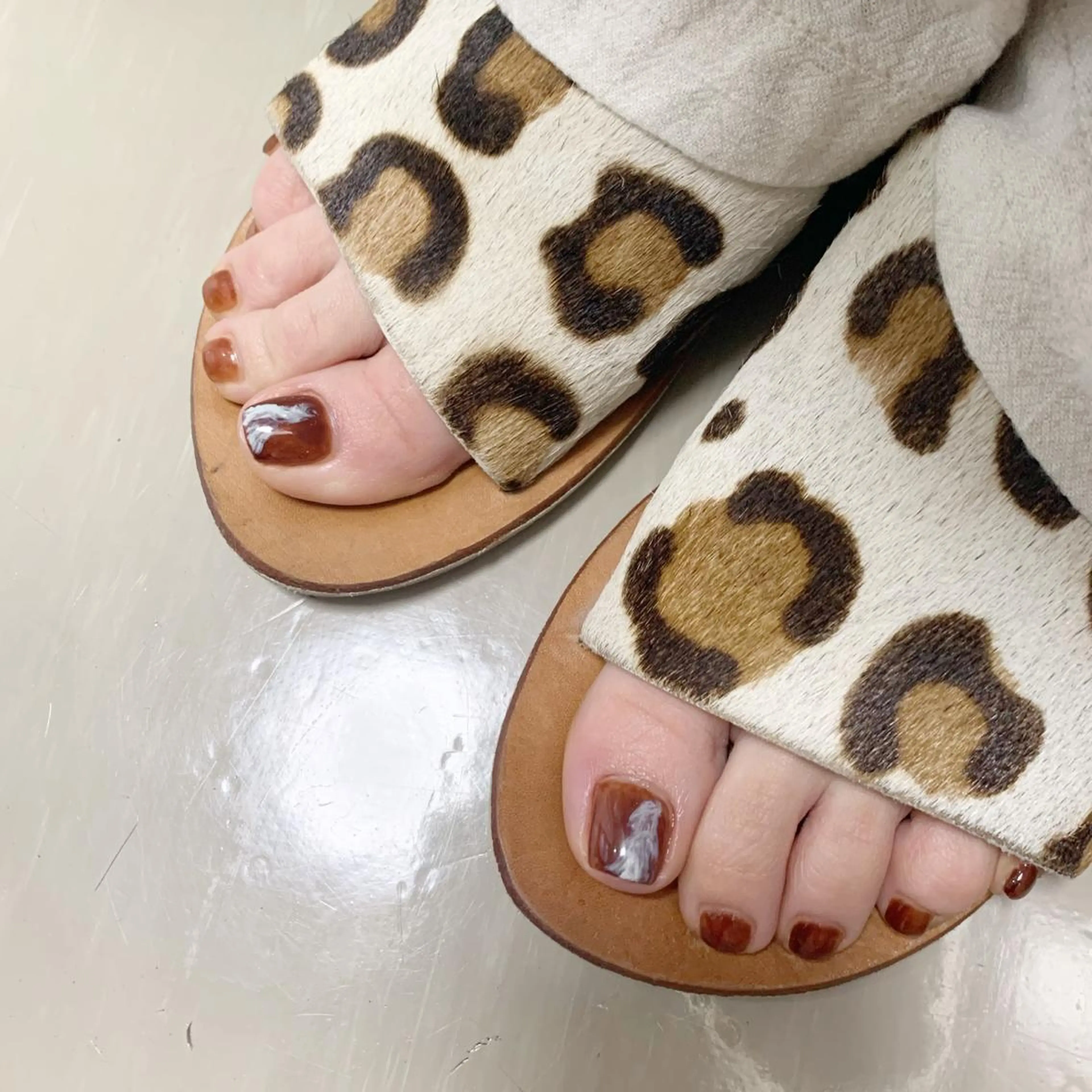 ネイル フットネイル ジェルネイル ニュアンスネイル パラジェル 春ネイル nail salon mieux(ミュー)のネイルデザイン