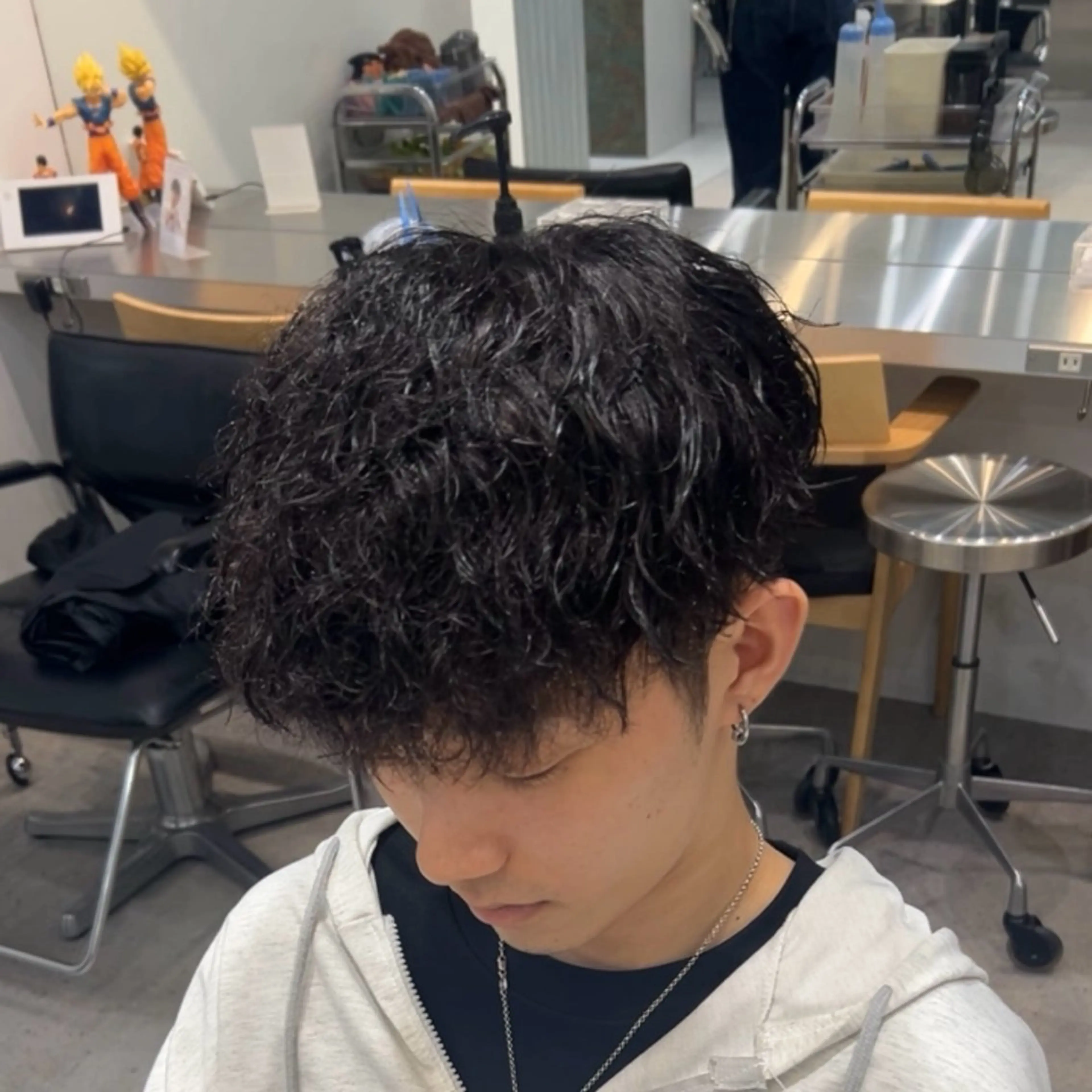 パーマ メンズ カット パーマ 当日予約⭕️ fifth渋谷太田のヘアスタイル