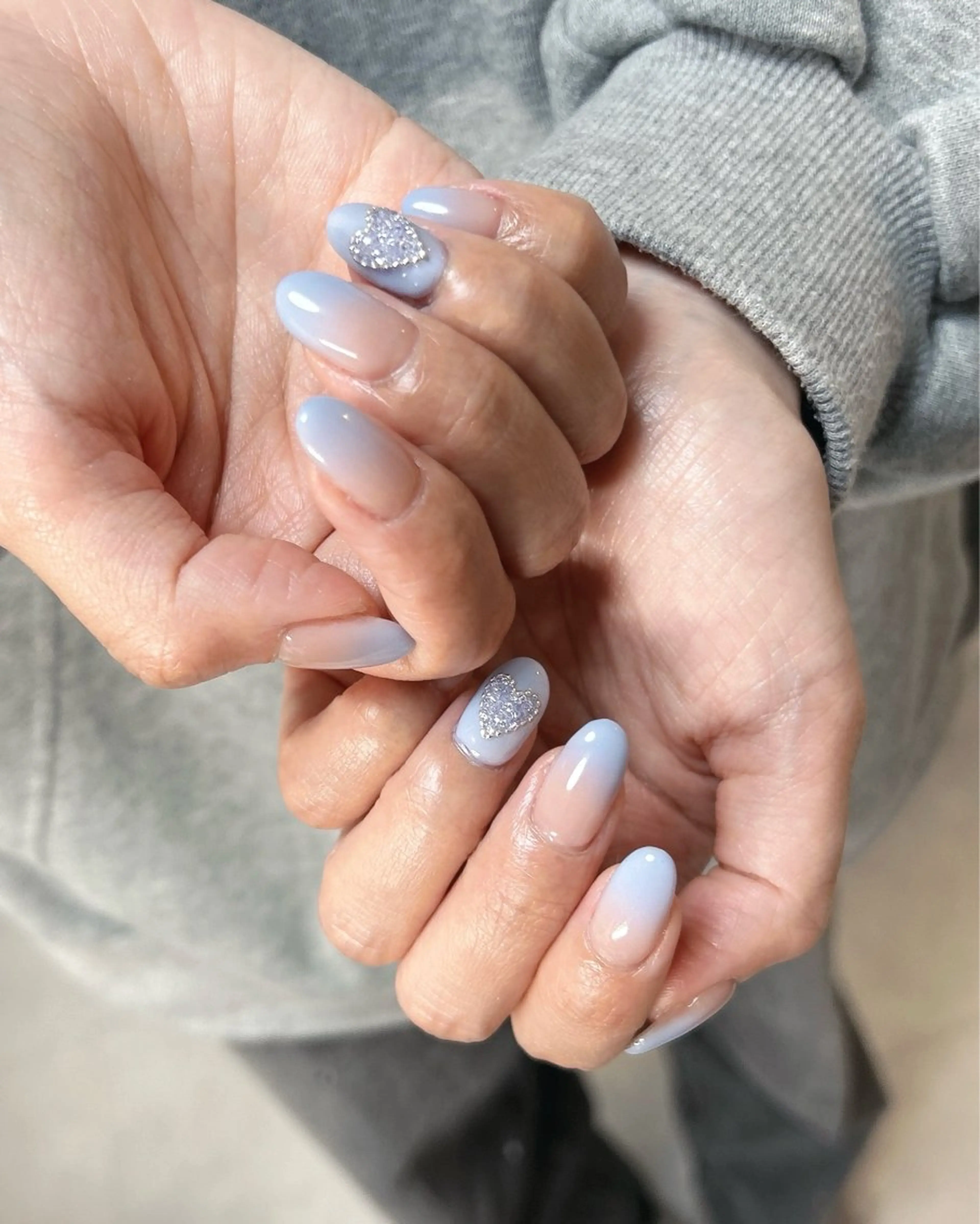 ネイル アートネイル グラデーション ten nail salon　かえでのネイルデザイン
