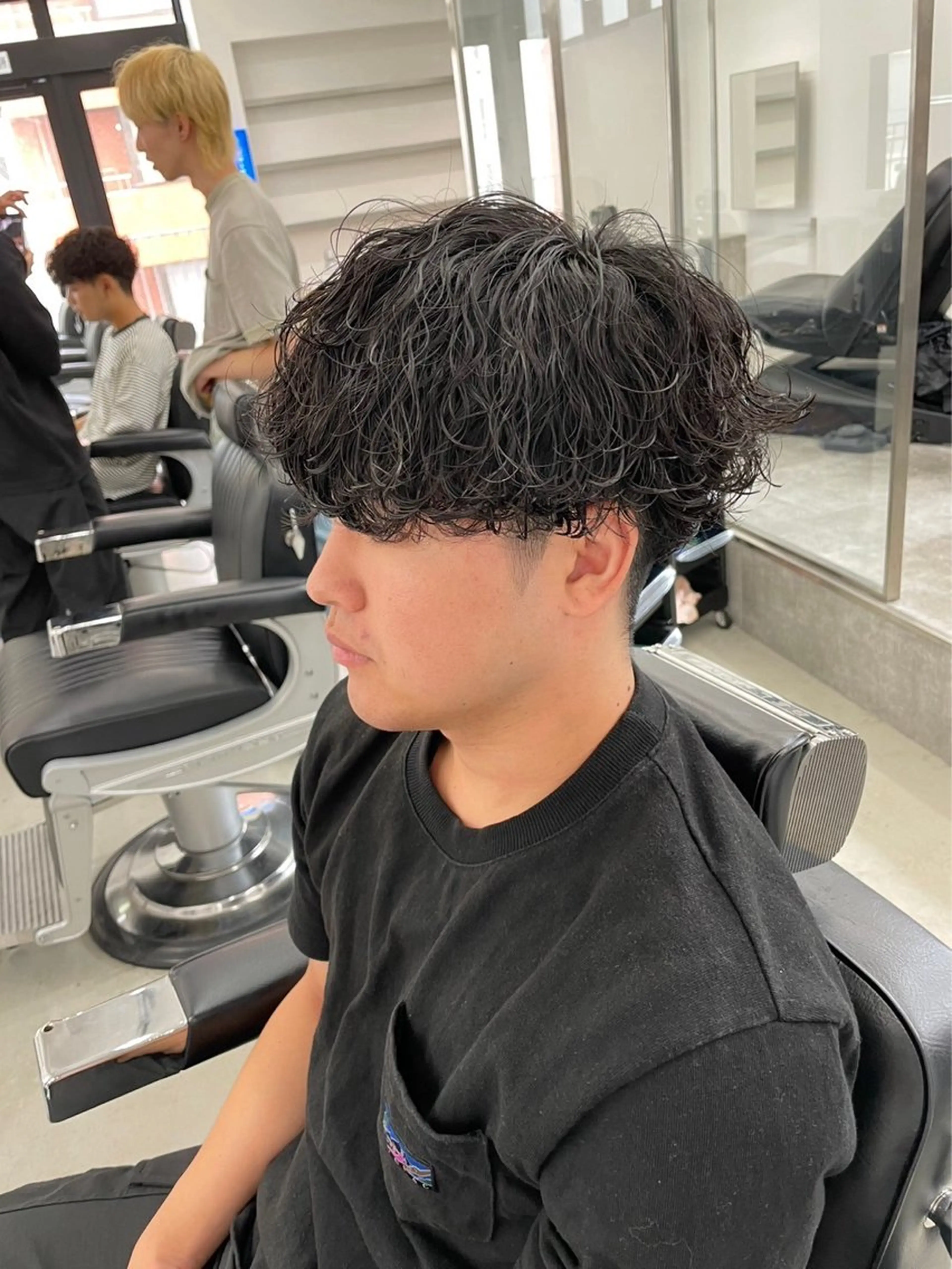 ショート カラー パーマ ヘアアレンジ メンズ カット パーマ トリートメント ヘアセット 亀井隆汰/メンズ専門 パーマ特化美容師のヘアスタイル