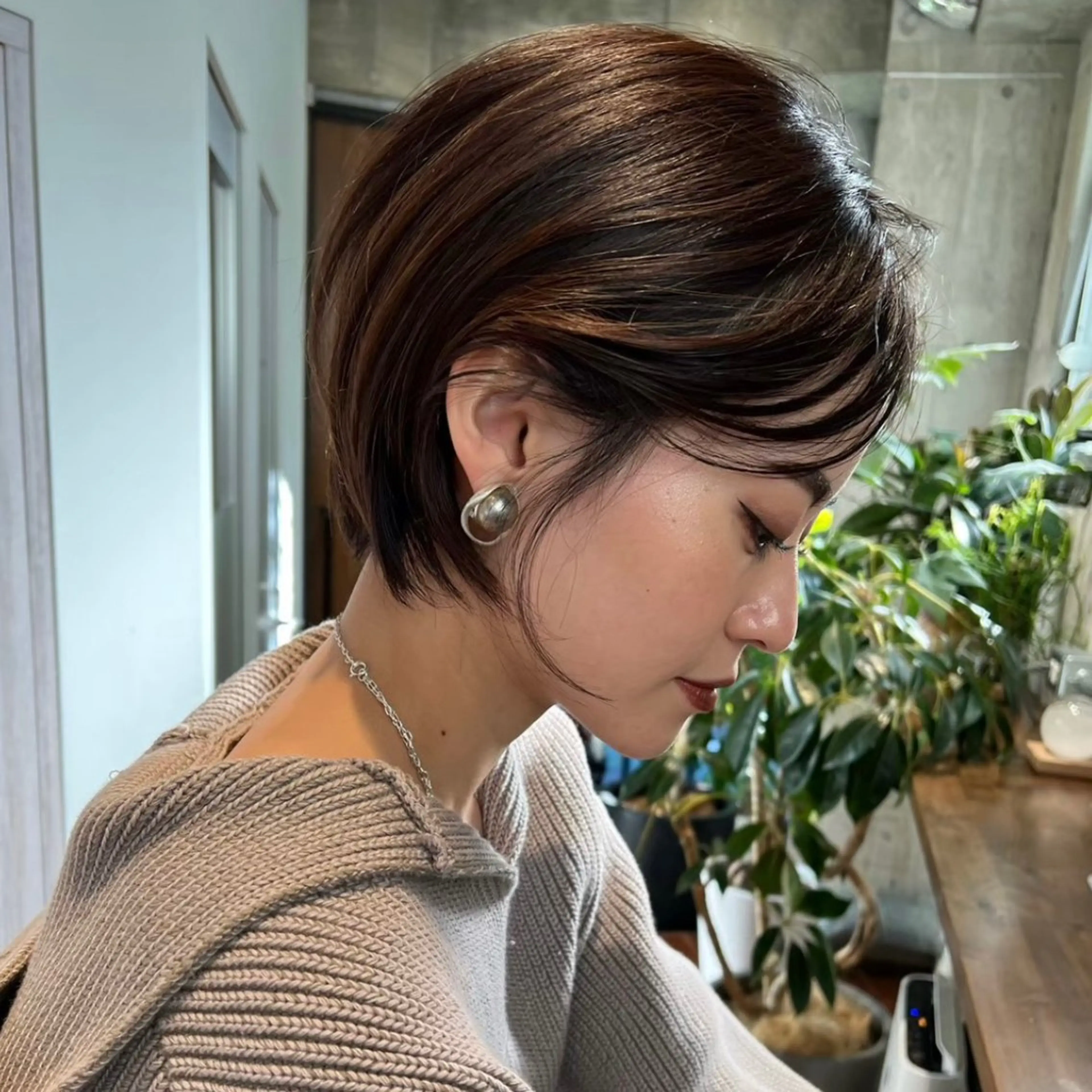 ショート カット ヘアカラー ショート特化✨ 津々美のヘアスタイル